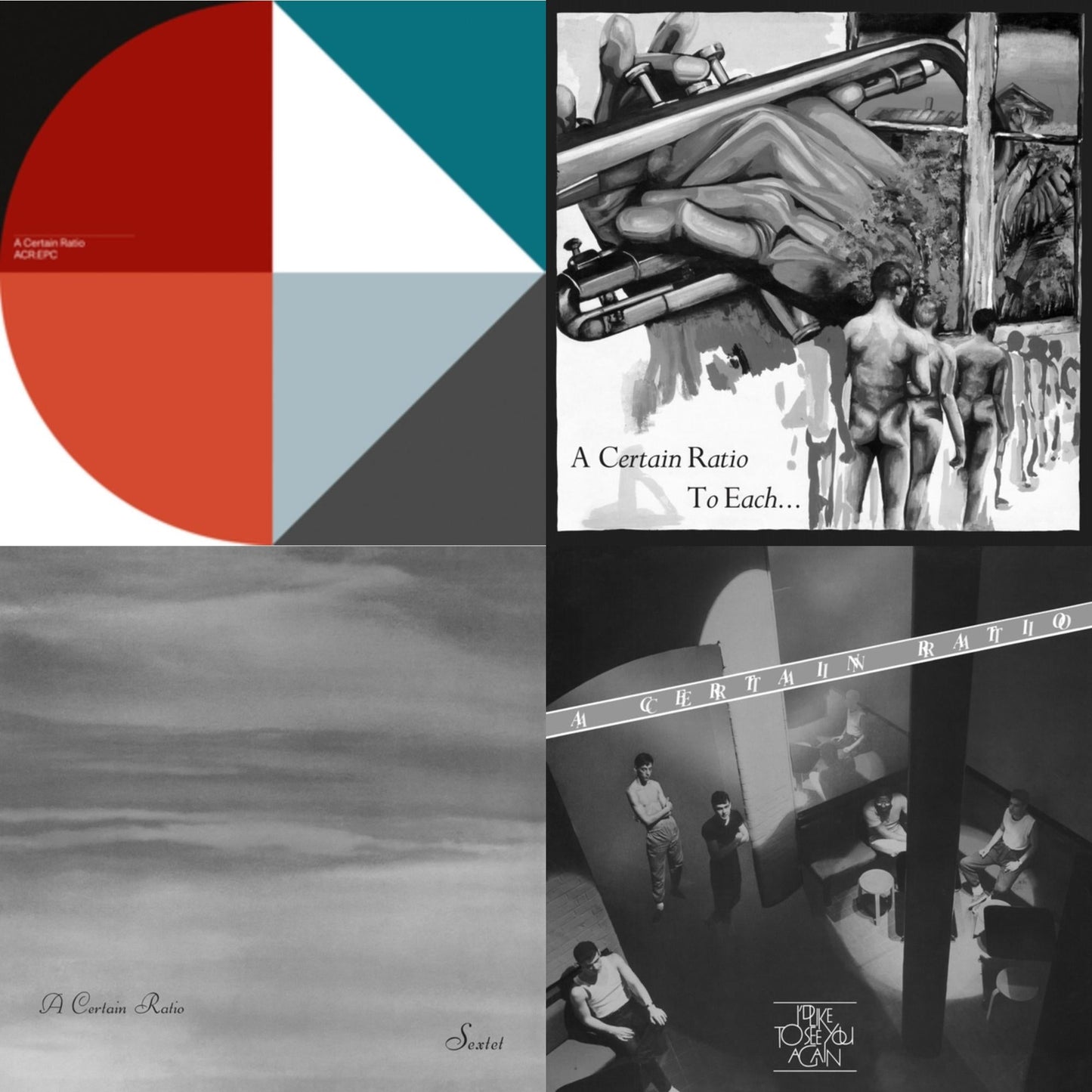 A Certain Ratio - Acr:Epc (Limited Edition/Cornflour Blue LP Vinyl) & To Each... (Limited Edition White LP Vinyl) & Sextet (Limited Edition White LP Vinyl) & I'd Like To See You Again (Limited Edition White LP Vinyl)
