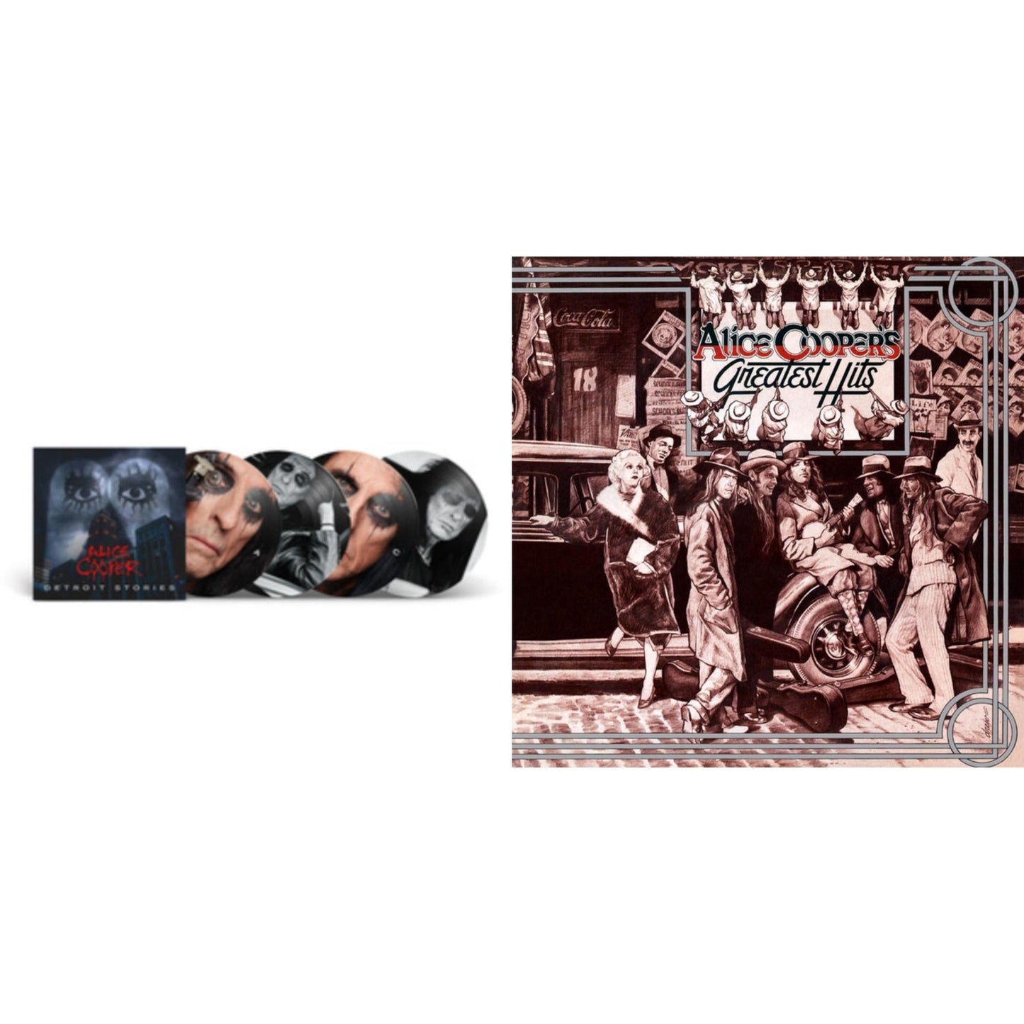 Alice Cooper - Detroit Stories (Limited/Picture Disc/2LP) & Alice Cooper's Greatest Hits (180G/50Th Anniversary)