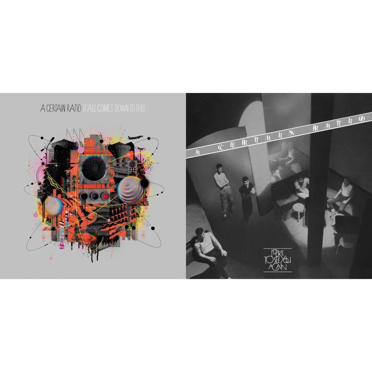 A Certain Ratio - It All Comes Down To This (Limited/Neon Pink LP Vinyl) & I'd Like To See You Again (Limited Edition White LP Vinyl)