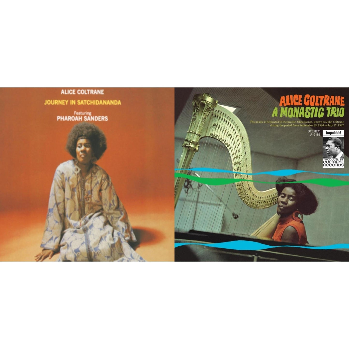 Alice Coltrane - Journey In Satchidananda & Monastic Trio (Verve By Request Series) - LP Vinyl Bundle