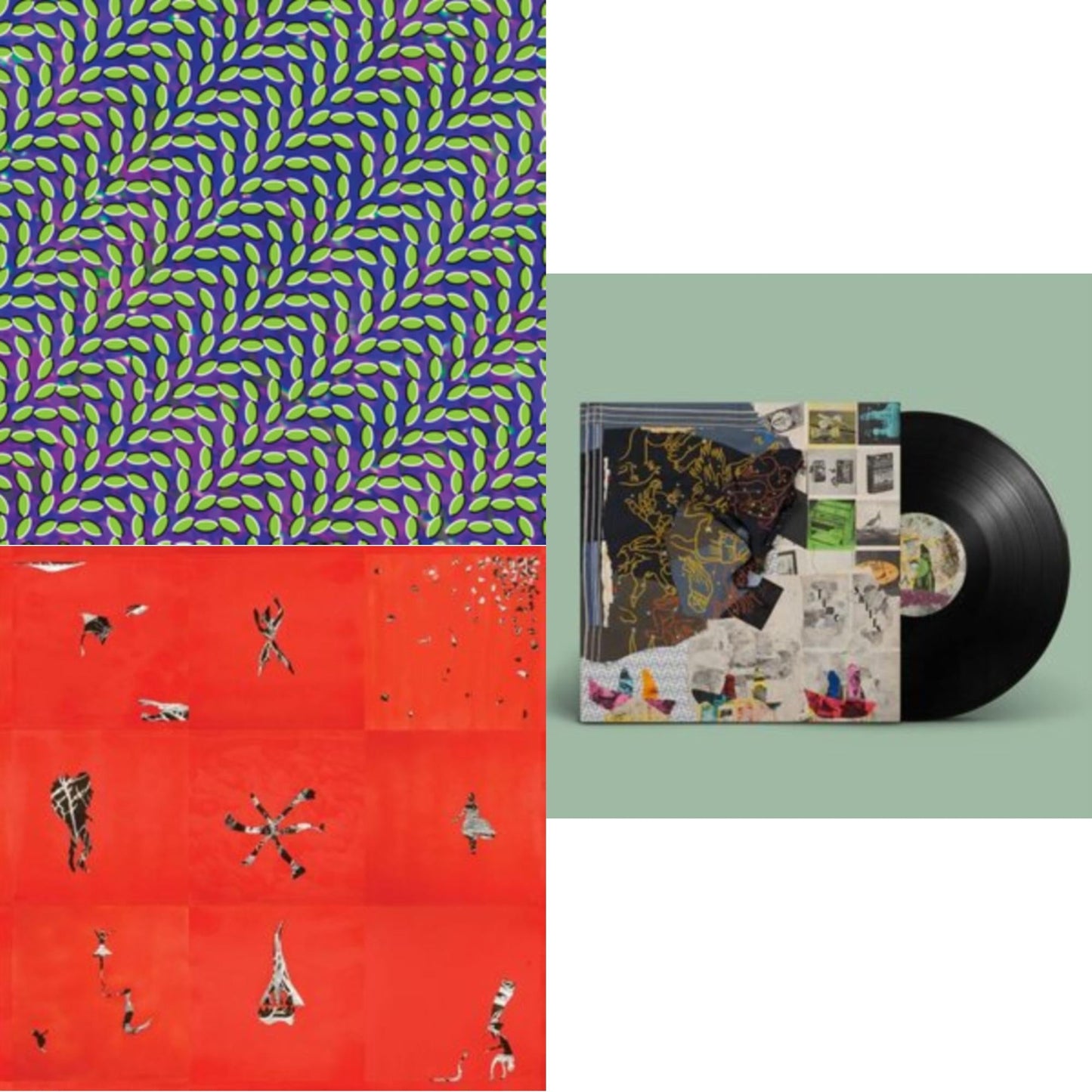 Animal Collective - Hollinndagain & Merriweather Post Pavilion (15Th Anniversary) (Deluxe/Bluish & Translucent Green Vinyl/2LP) & Time Skiffs (2LP/Dl Card)