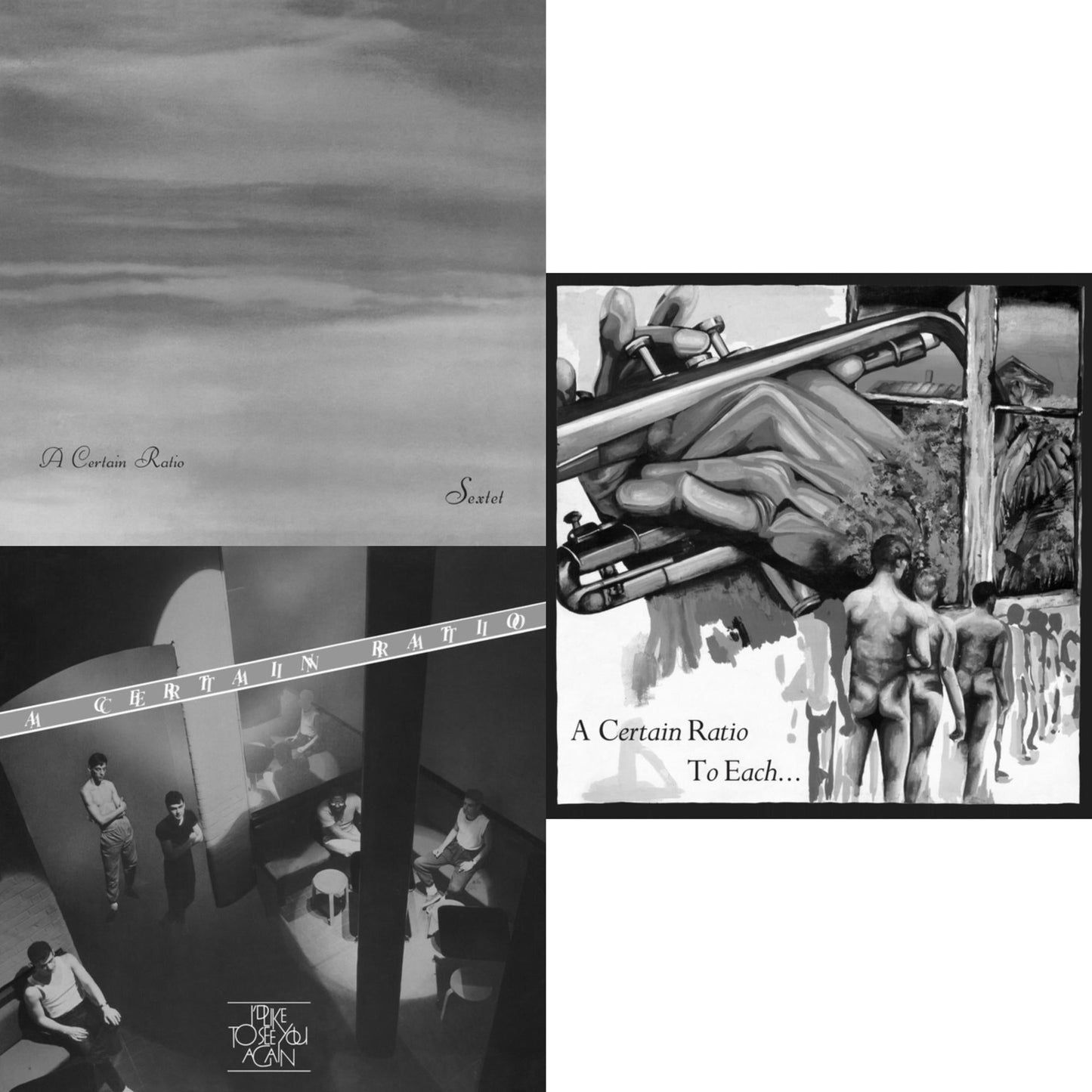 A Certain Ratio - To Each... (Limited Edition White LP Vinyl) & I'd Like To See You Again (Limited Edition White LP Vinyl) & Sextet (Limited Edition White LP Vinyl)