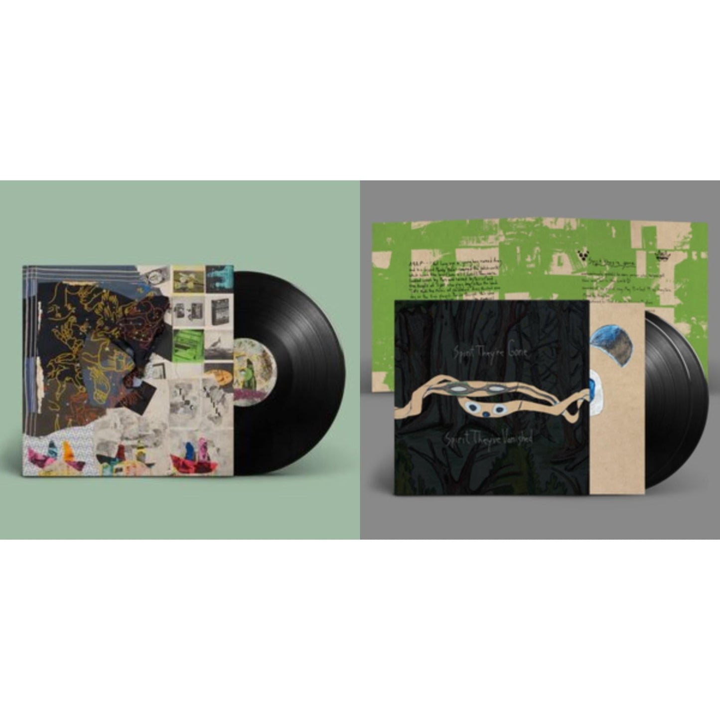 Animal Collective - Time Skiffs (2LP/Dl Card) & Spirit They're Gone, Spirit They've Vanished (2LP)