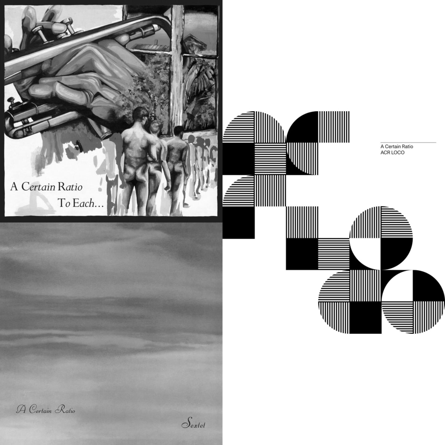 A Certain Ratio - To Each... (Limited Edition White LP Vinyl) & Sextet (Limited Edition White LP Vinyl) & Acr Loco (Limited Edition Color LP Vinyl)
