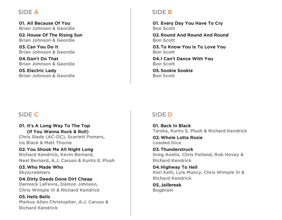 AC/DC - THE MANY FACES OF AC/DC Vinyl Record