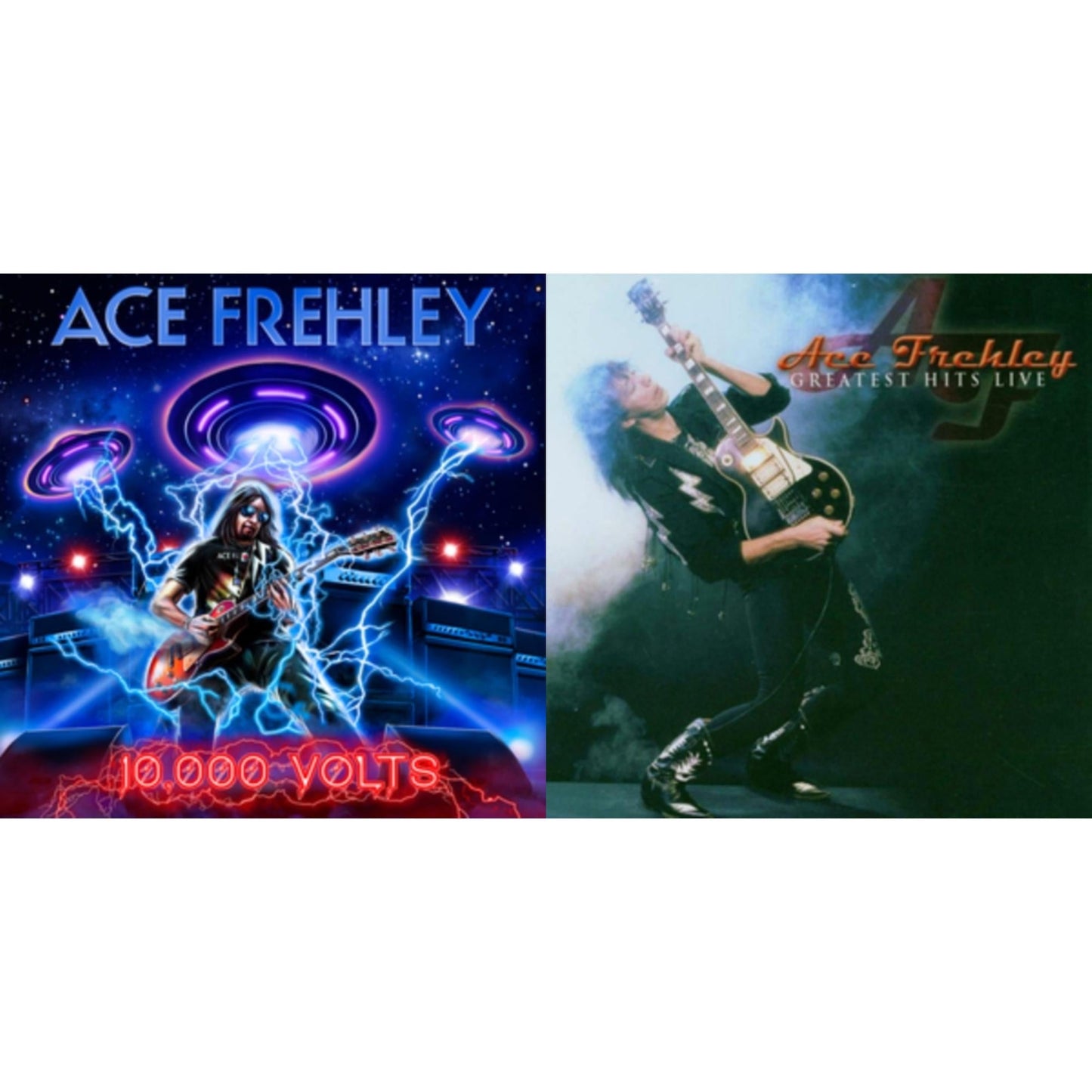 Ace Frehley - Greatest Hits Live & 10,000 Volts (Orange Tabby LP Vinyl)