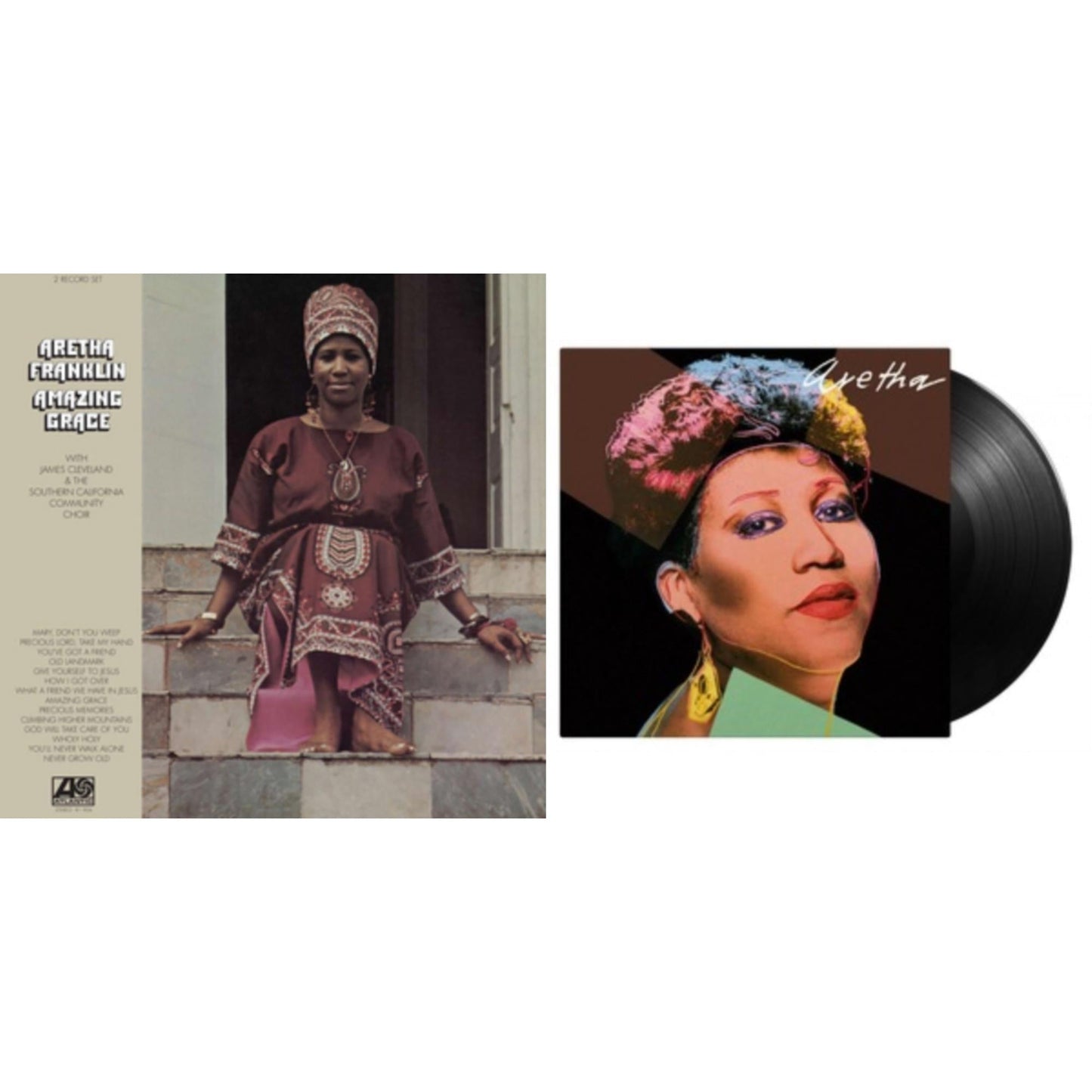Aretha Franklin - Amazing Grace & Aretha (180G) - LP Vinyl Bundle