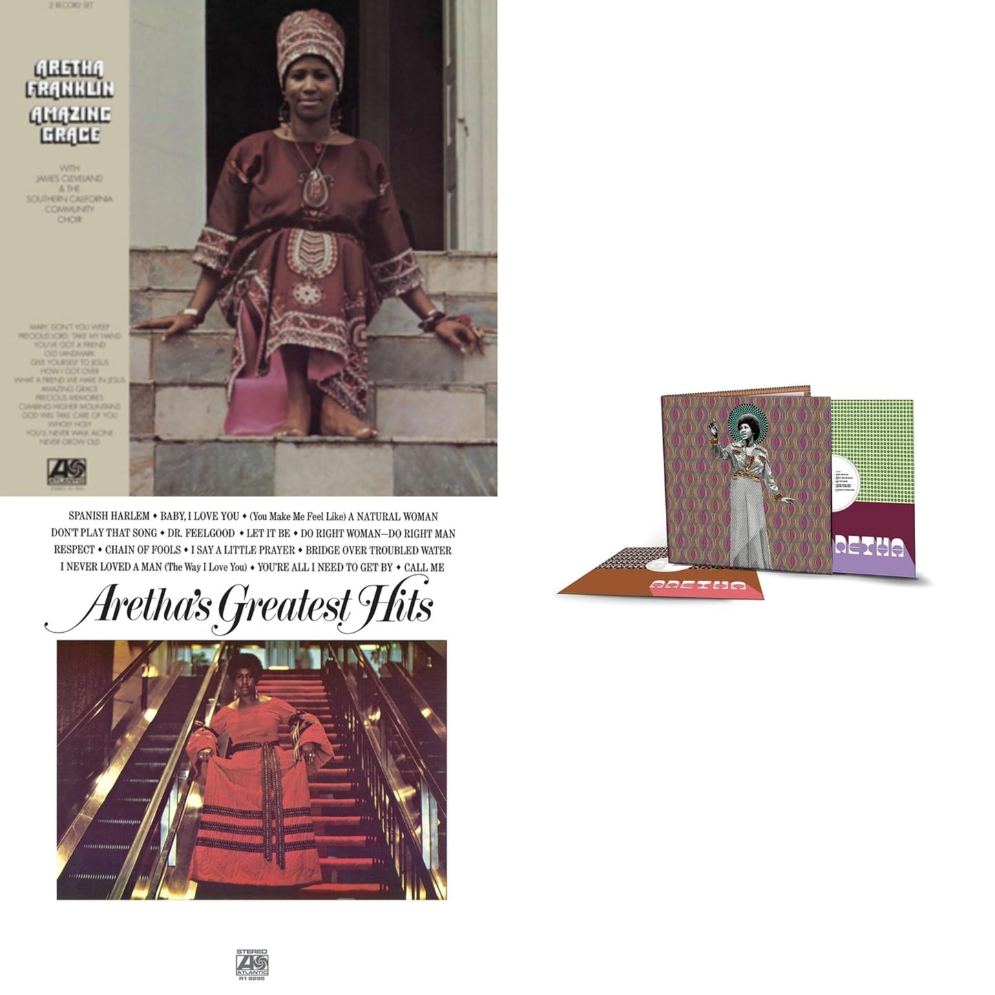 Aretha Franklin - Amazing Grace & Greatest Hits & Aretha (2LP/140G)