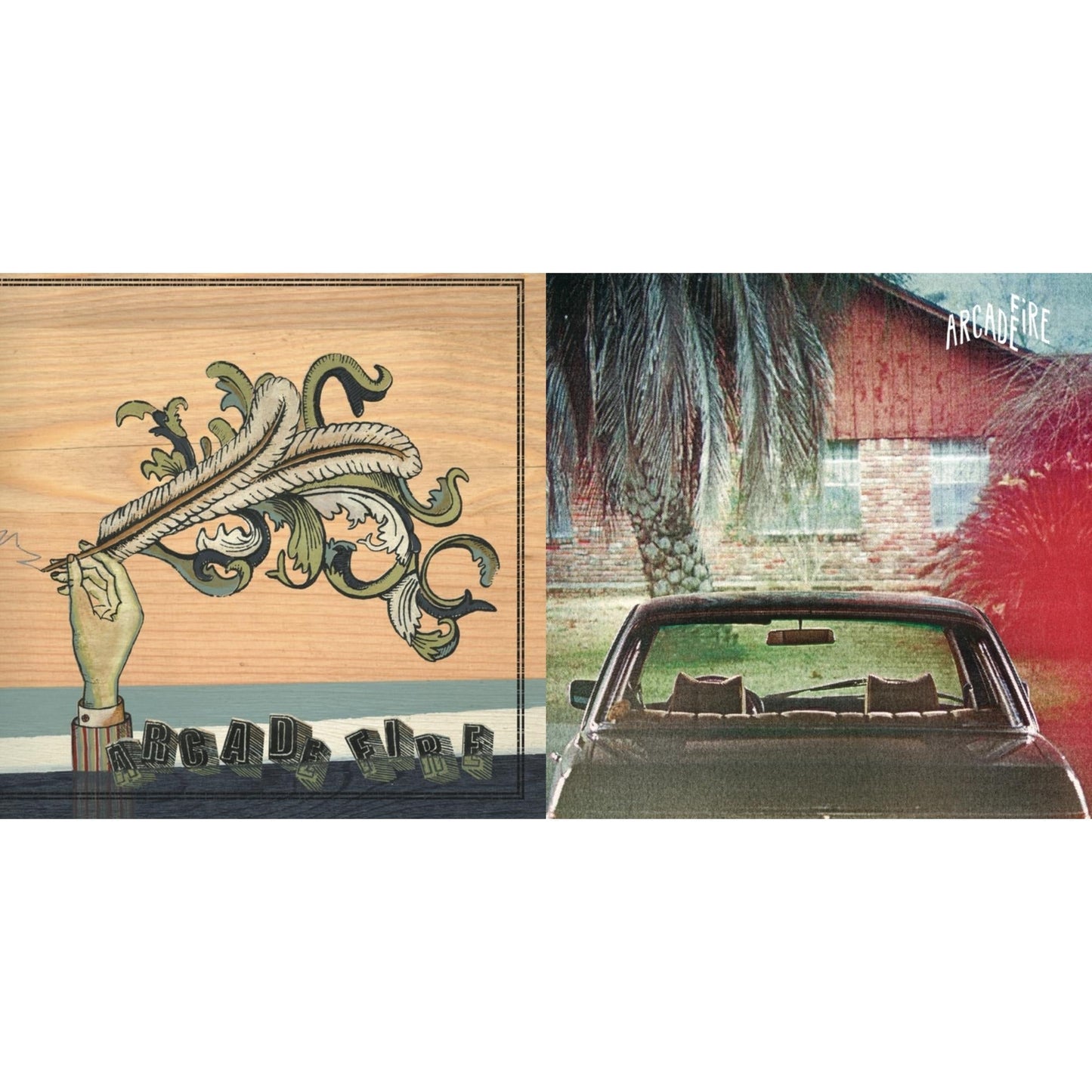 Arcade Fire - Funeral (150G/Gatefold) & Suburbs (2LP/150G/Gatefold)