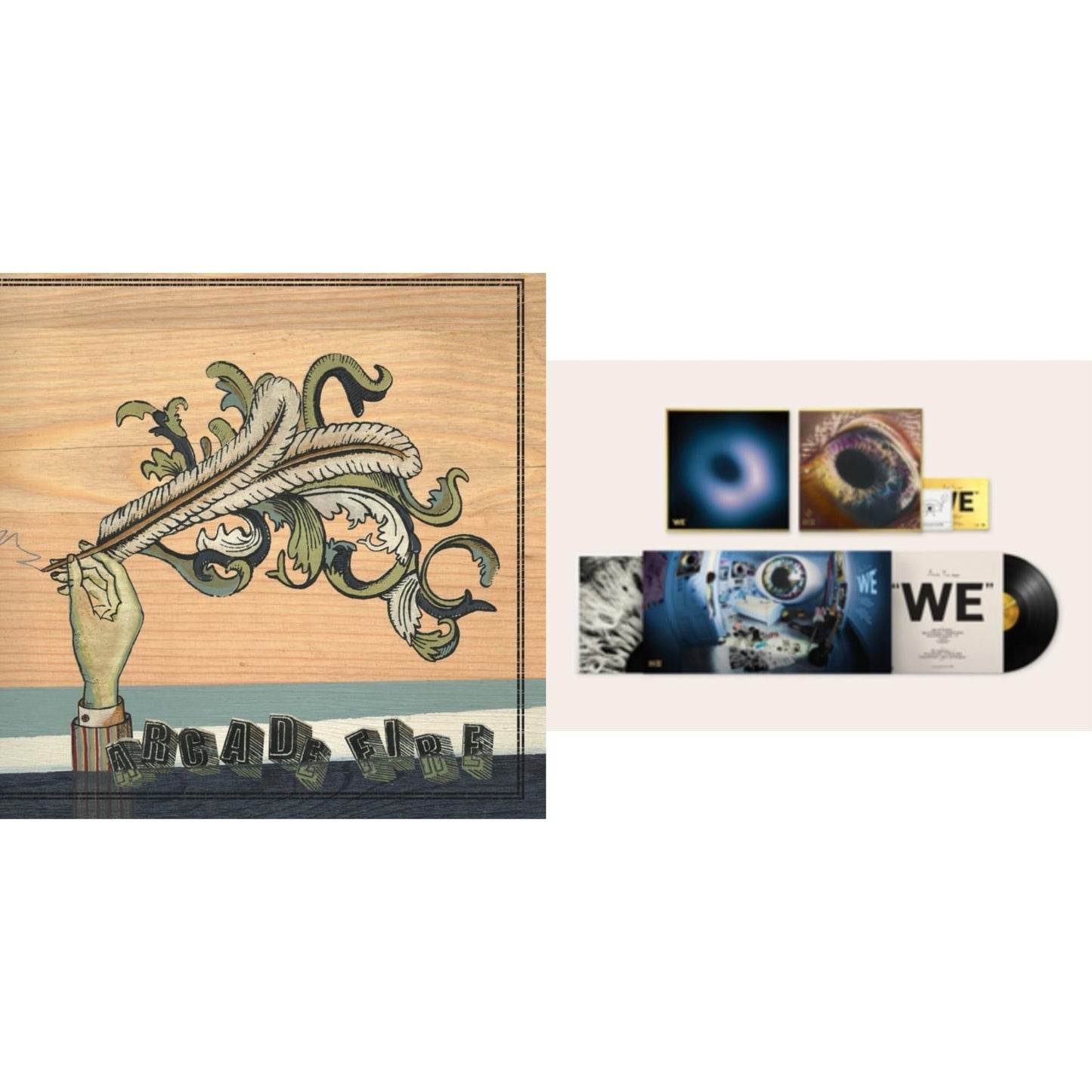 Arcade Fire - We (180G) & Funeral (150G/Gatefold) - LP Vinyl Bundle