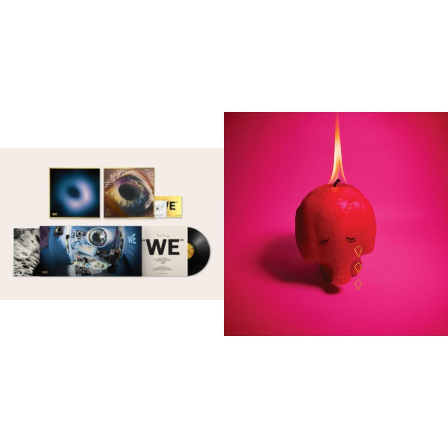 Arcade Fire - We (180G) & Pink Elephant - LP Vinyl Bundle
