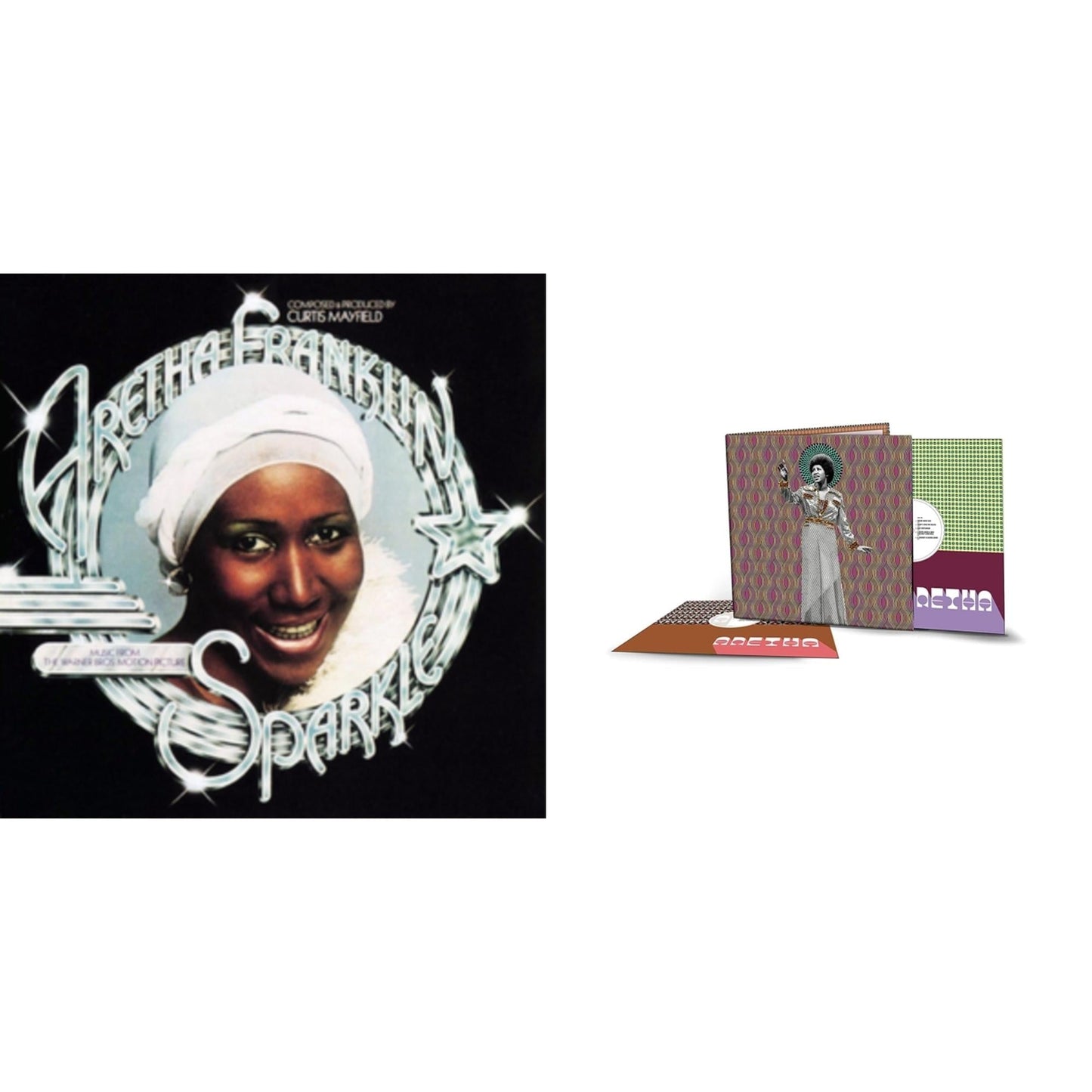 Aretha Franklin - Sparkle (Crystal Clear LP Vinyl) (Syeor) & Aretha (2LP/140G)