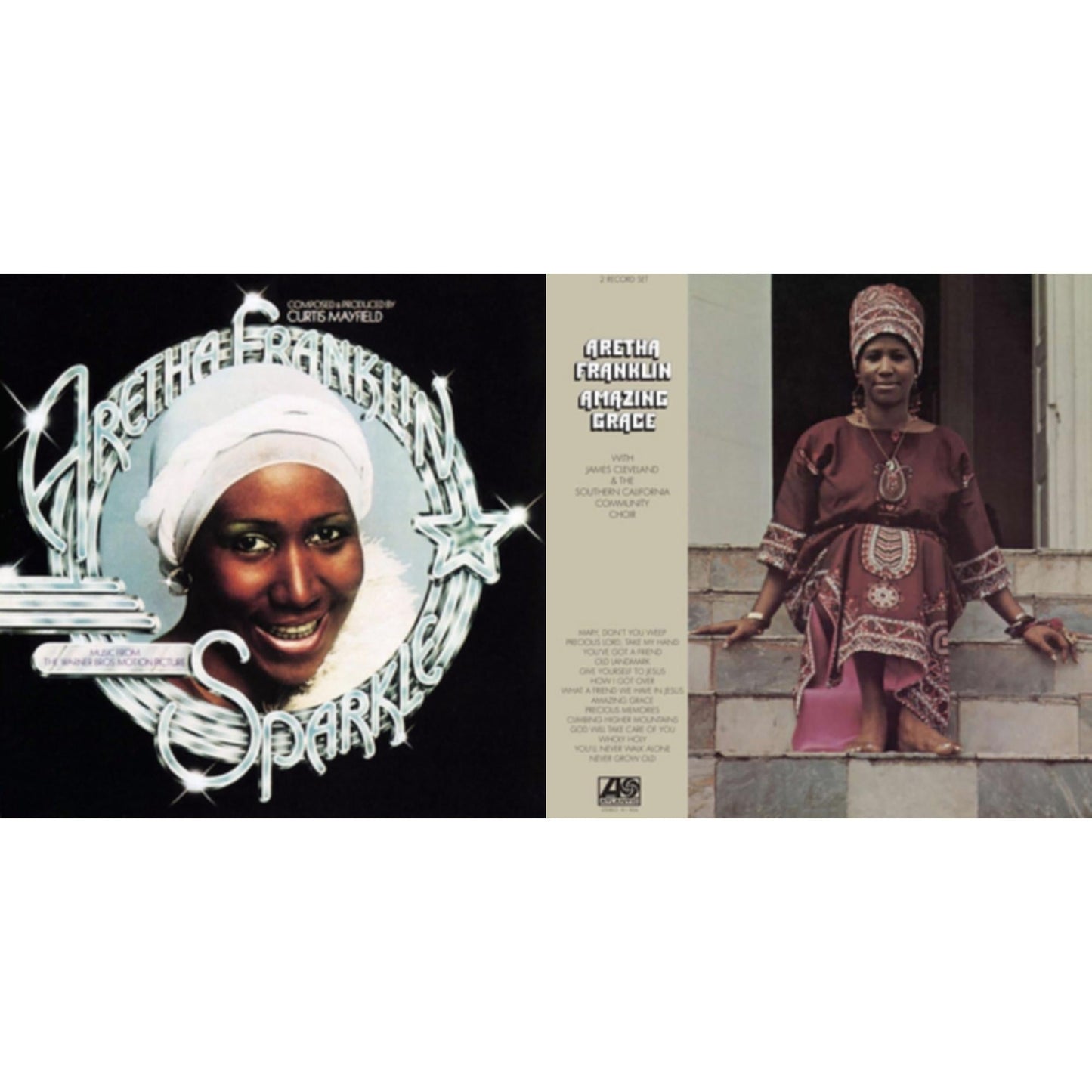 Aretha Franklin - Amazing Grace & Sparkle (Crystal Clear LP Vinyl) (Syeor)