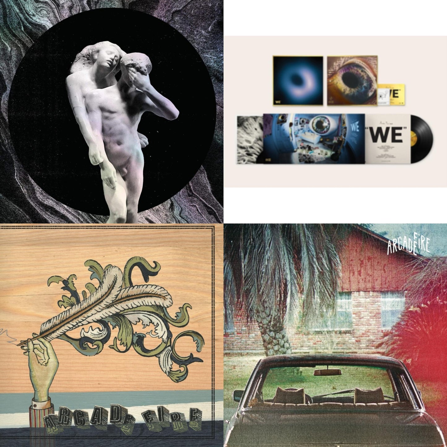 Arcade Fire - Reflektor (2LP/180G) & We (180G) & Funeral (150G/Gatefold) & Suburbs (2LP/150G/Gatefold)