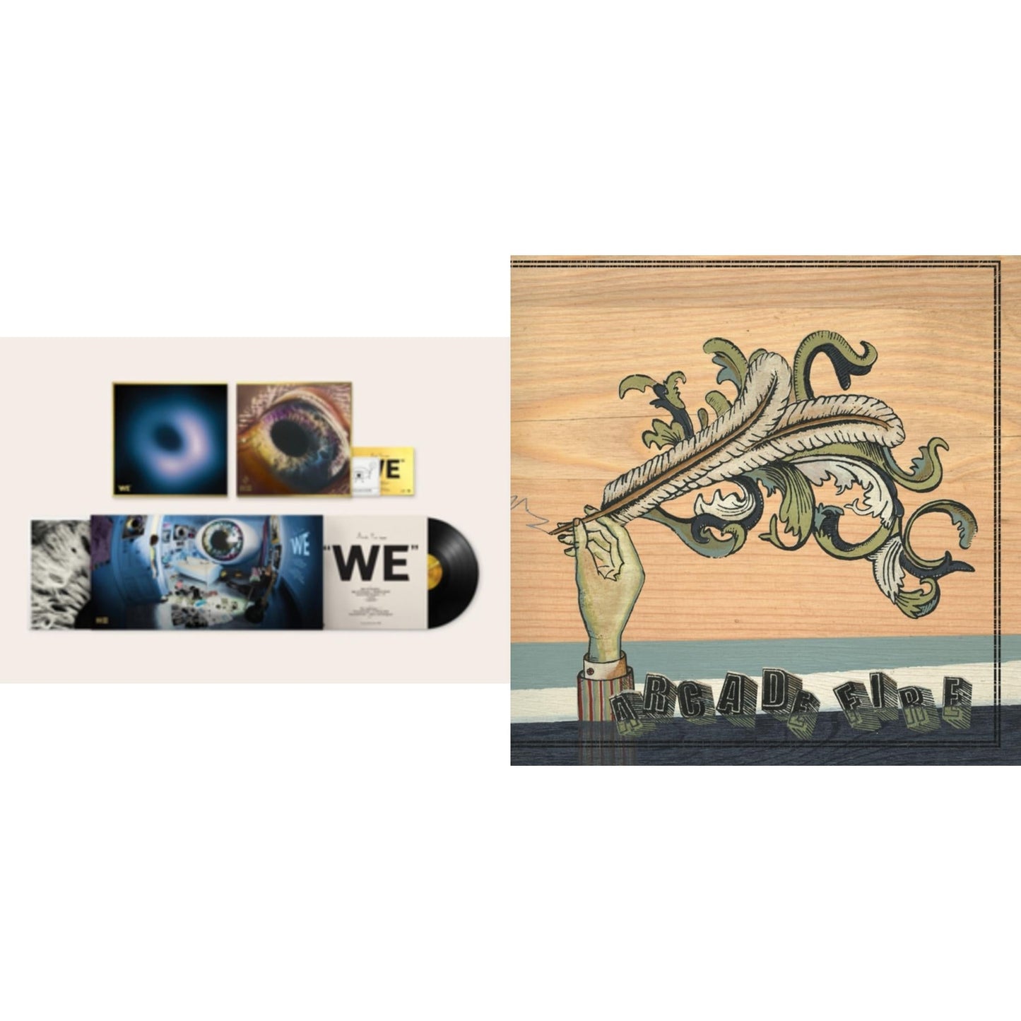 Arcade Fire - We (180G) & Funeral (150G/Gatefold) - LP Vinyl Bundle