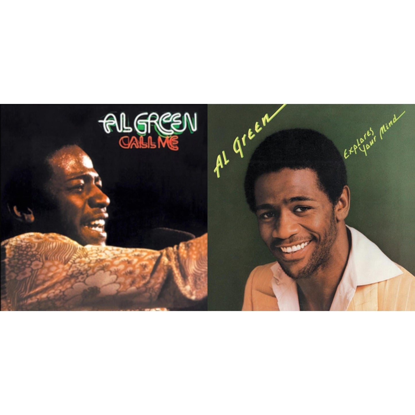 Al Green - Call Me & Al Green Explores Your Mind - LP Vinyl Bundle