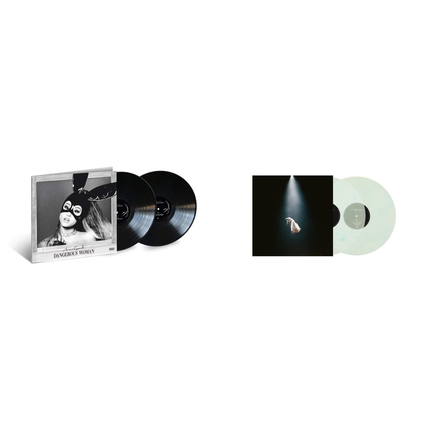Ariana Grande - Eternal Sunshine Deluxe: Brighter Days Ahead (X) (Translucent Marble Vinyl/2LP) & Dangerous Woman (2LP)