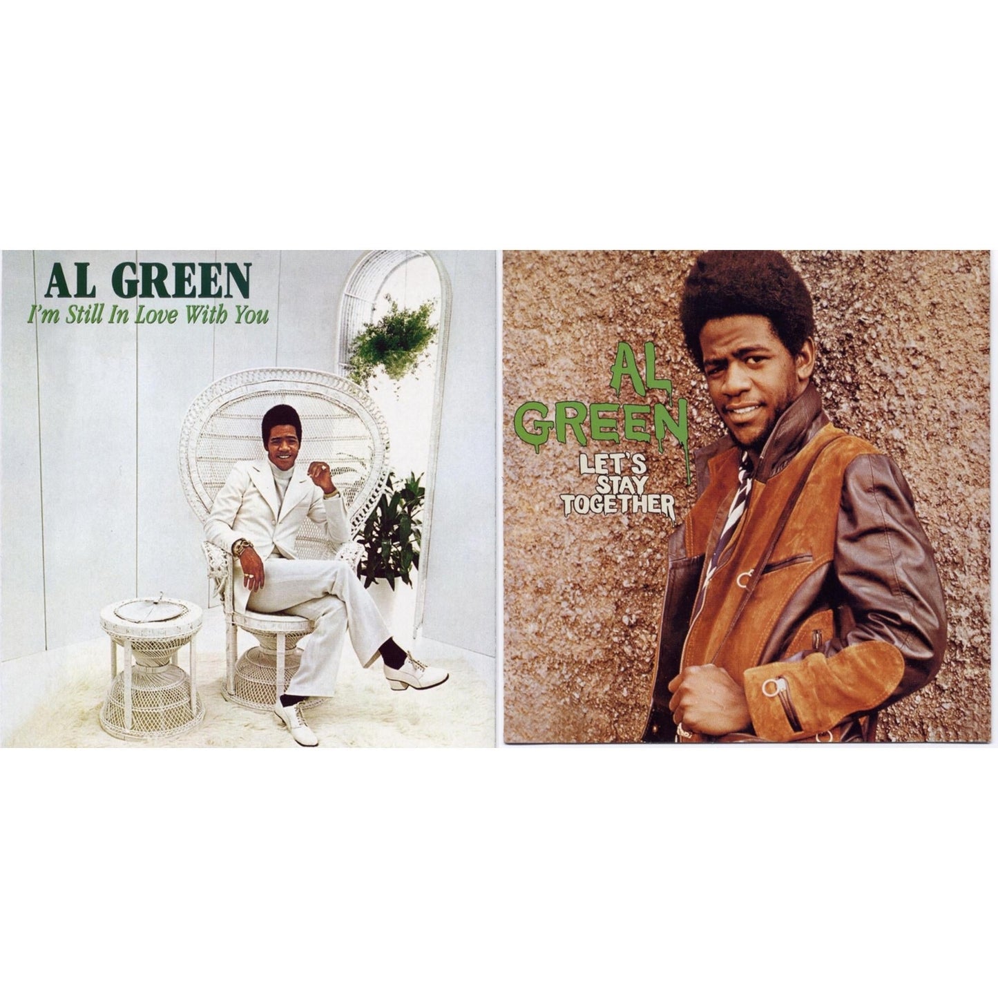 Al Green - I'm Still In Love With You & Let's Stay Together - LP Vinyl Bundle