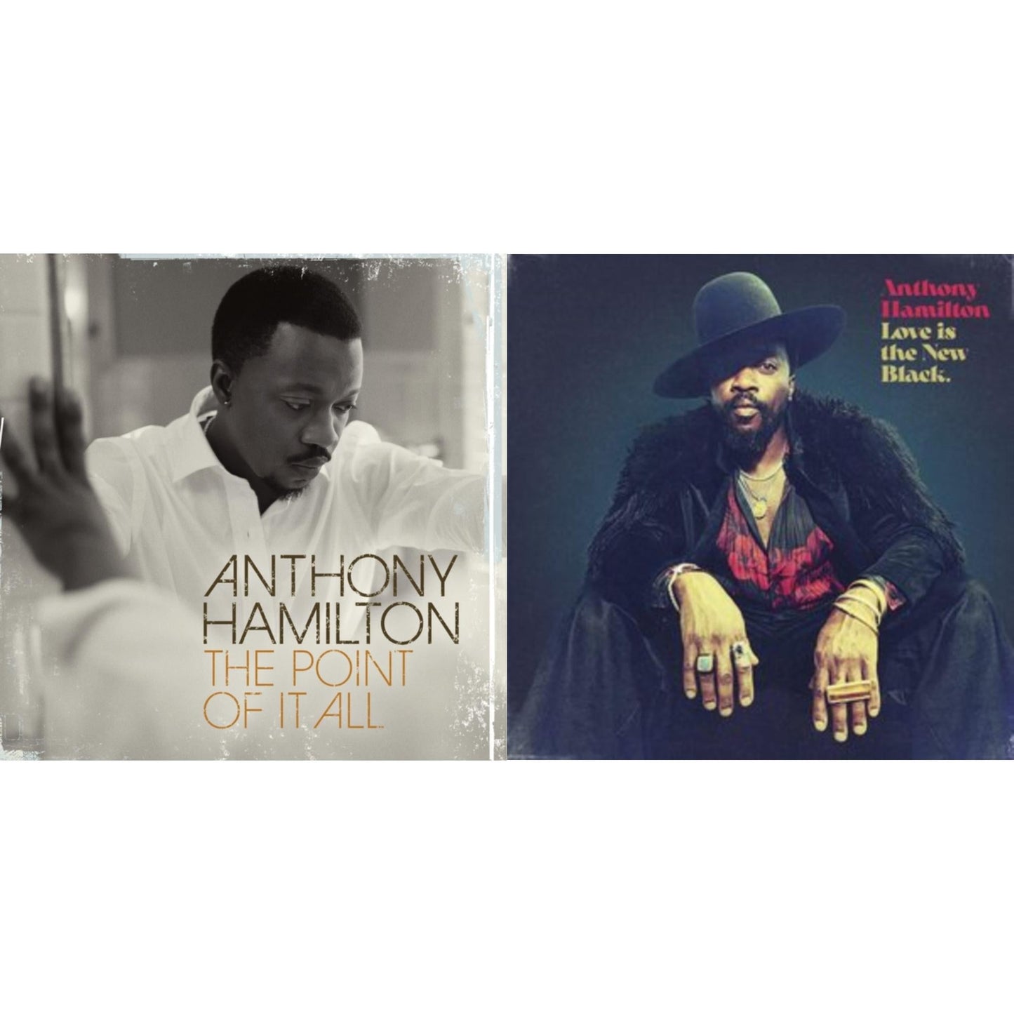 Anthony Hamilton - Love Is The New Black & Point Of It All - CD Bundle