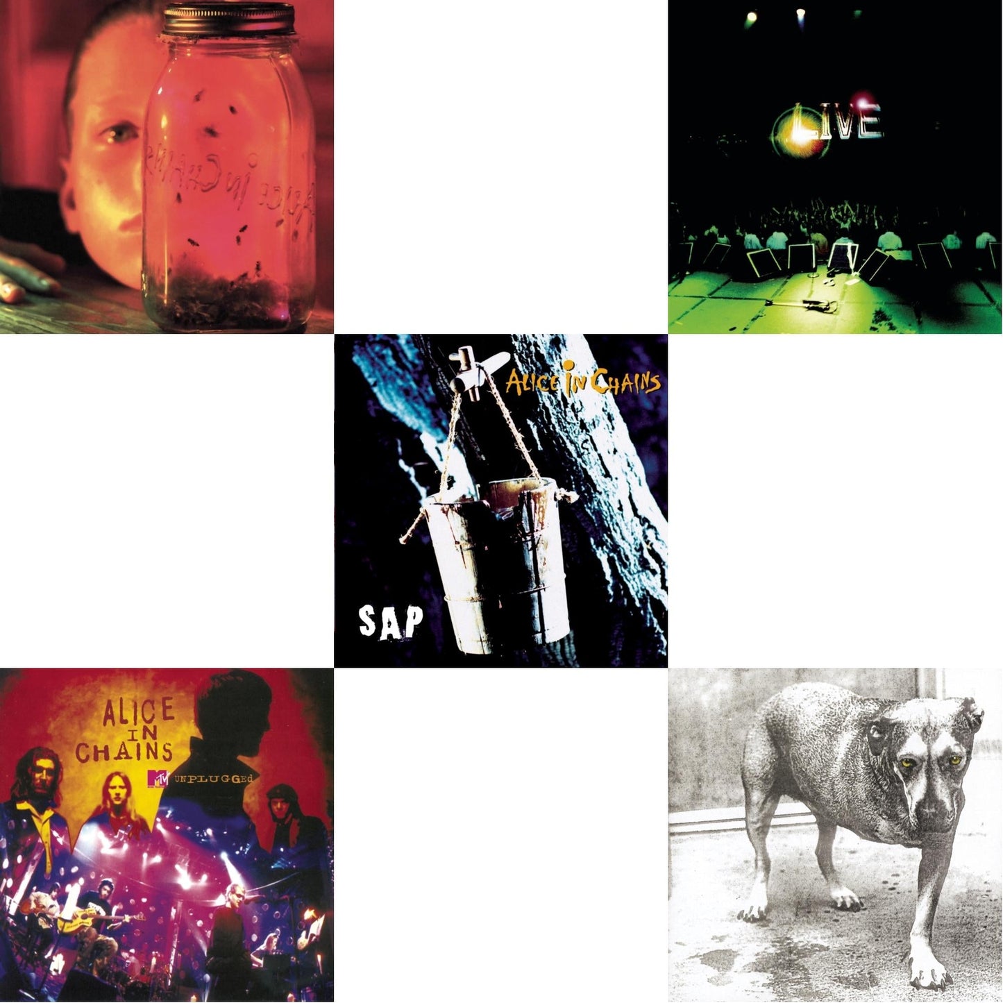 Alice In Chains - Jar Of Flies & Unplugged & Sap & Live & Alice In Chains - CD Bundle