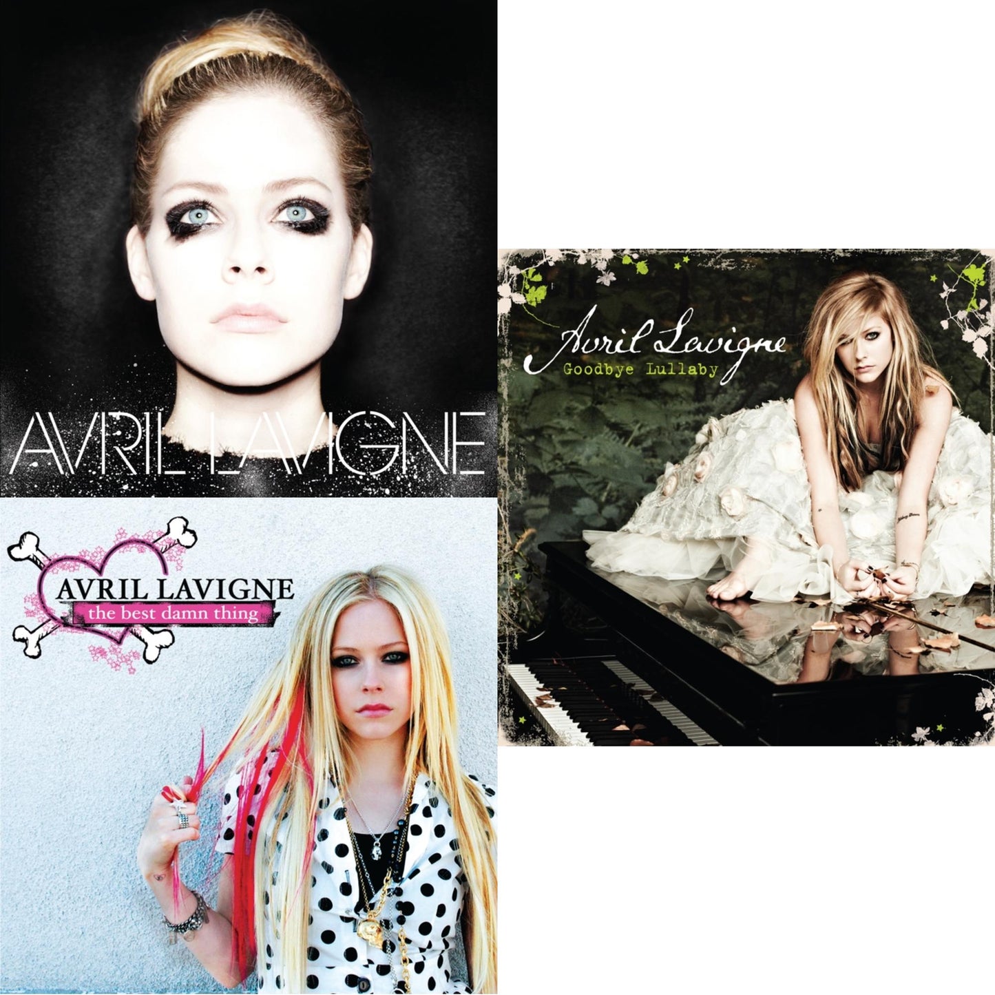 Avril Lavigne - Best Damn Thing (2LP) & Goodbye Lullaby (2LP) & Avril Lavigne (2LP)