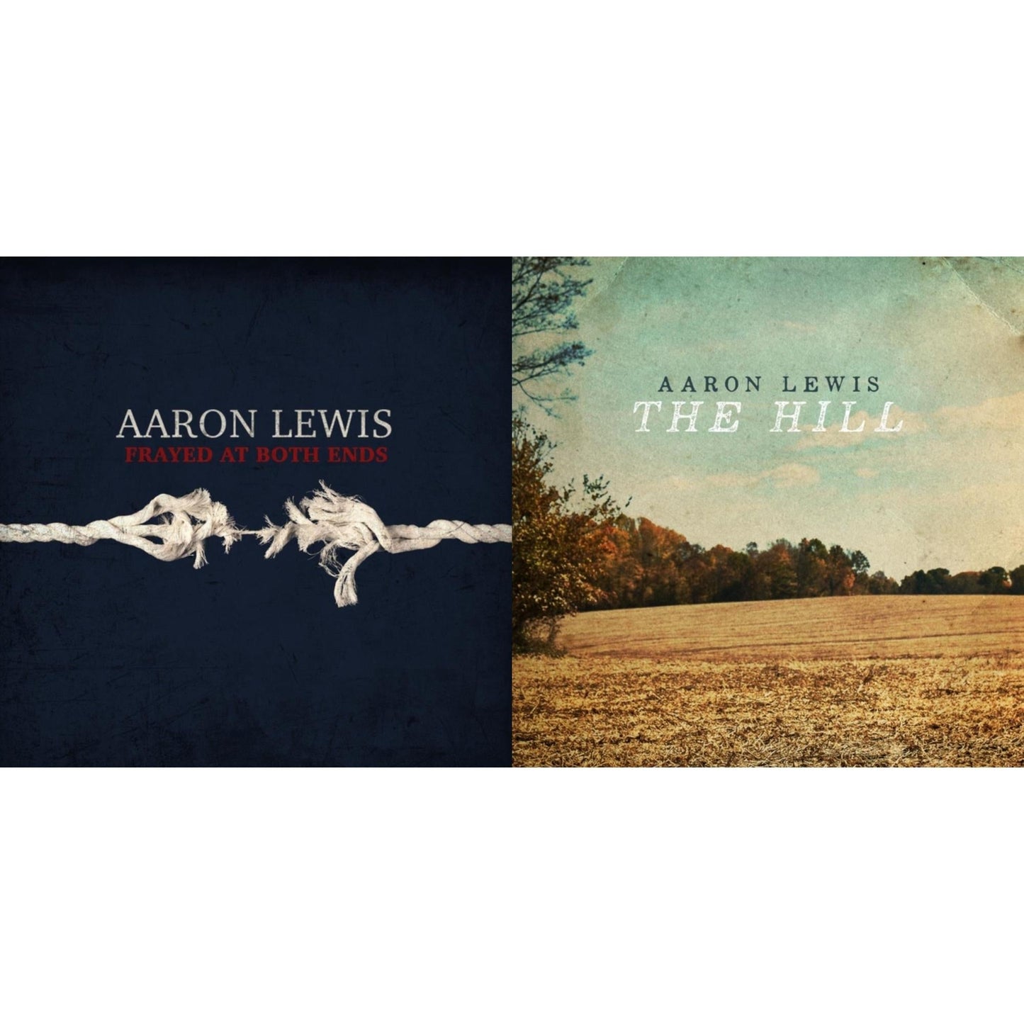 Aaron Lewis - Frayed At Both Ends (Deluxe/Red & Blue Vinyl/2LP) & Hill (X) (Coke Bottle Clear LP Vinyl)
