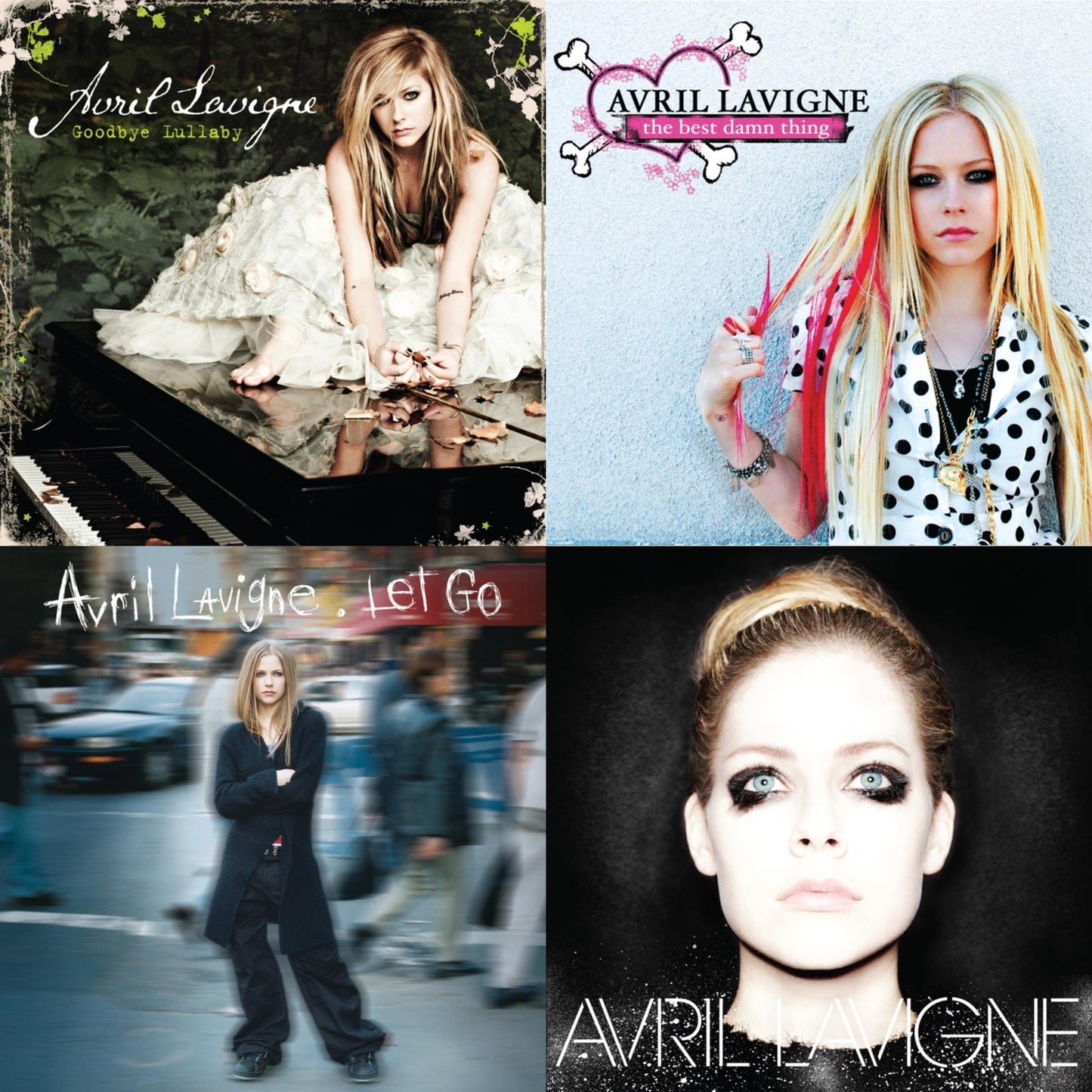 Avril Lavigne - Goodbye Lullaby (2LP) & Best Damn Thing (2LP) & Let Go (2LP) & Avril Lavigne (2LP)