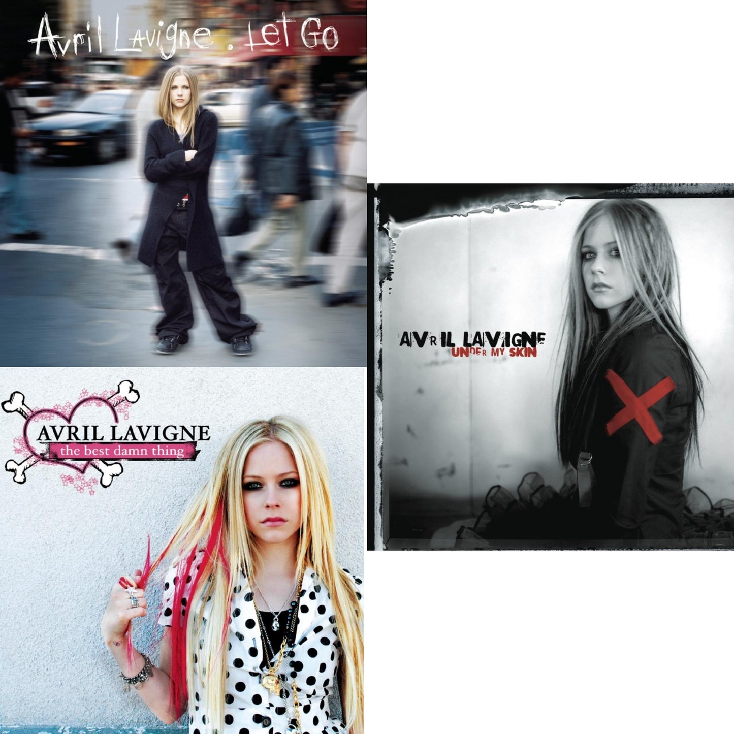 Avril Lavigne - Let Go & Best Damn Thing & Under My Skin - CD Bundle