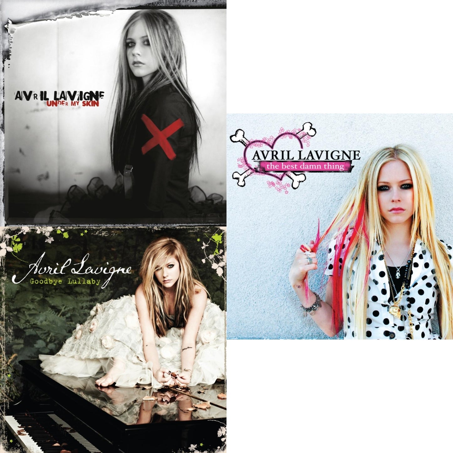 Avril Lavigne - Under My Skin & Best Damn Thing (2LP) & Goodbye Lullaby (2LP)