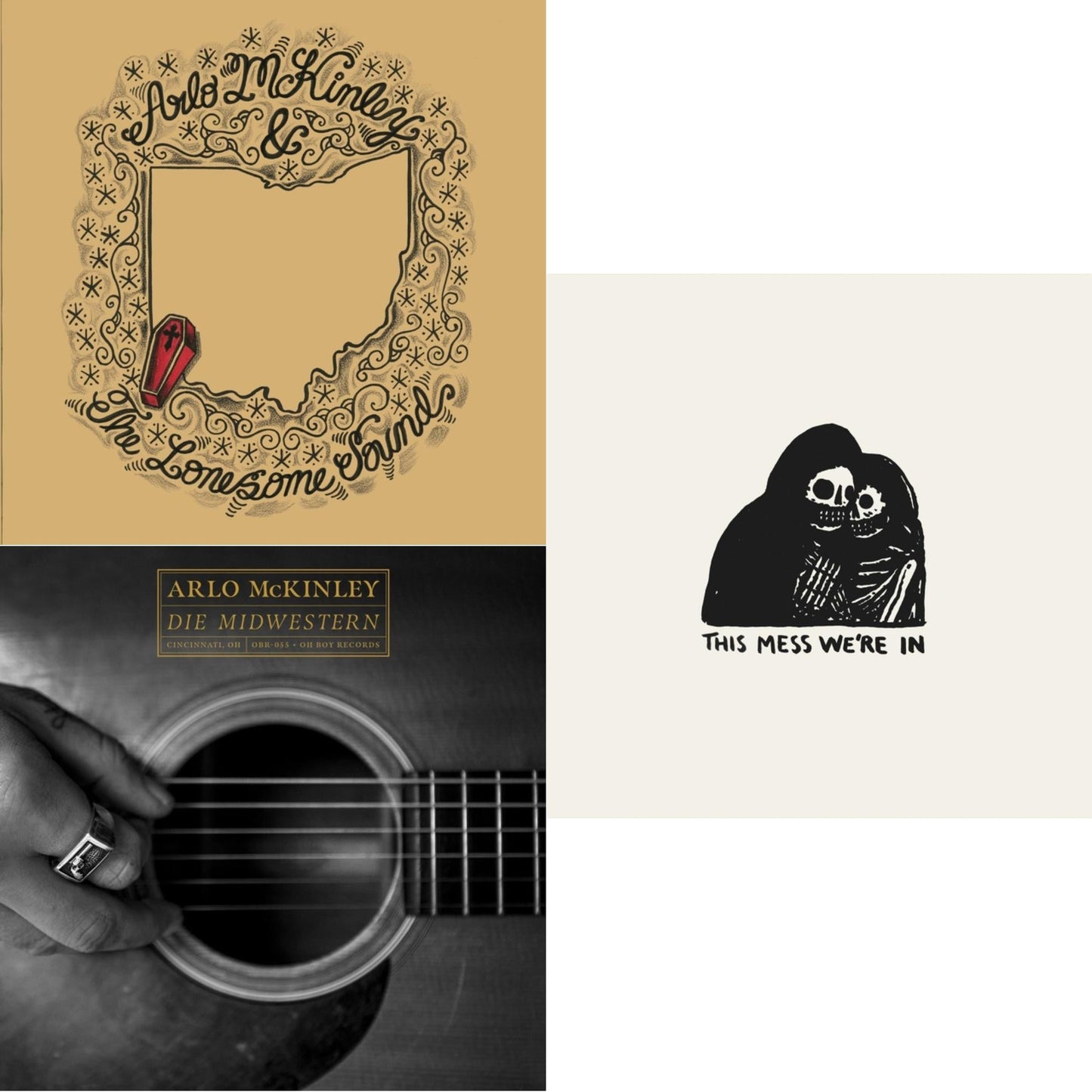 Arlo Mckinley - Arlo Mckinley & The Lonesome Sound & Die Midwestern & This Mess We're In - LP Vinyl Bundle