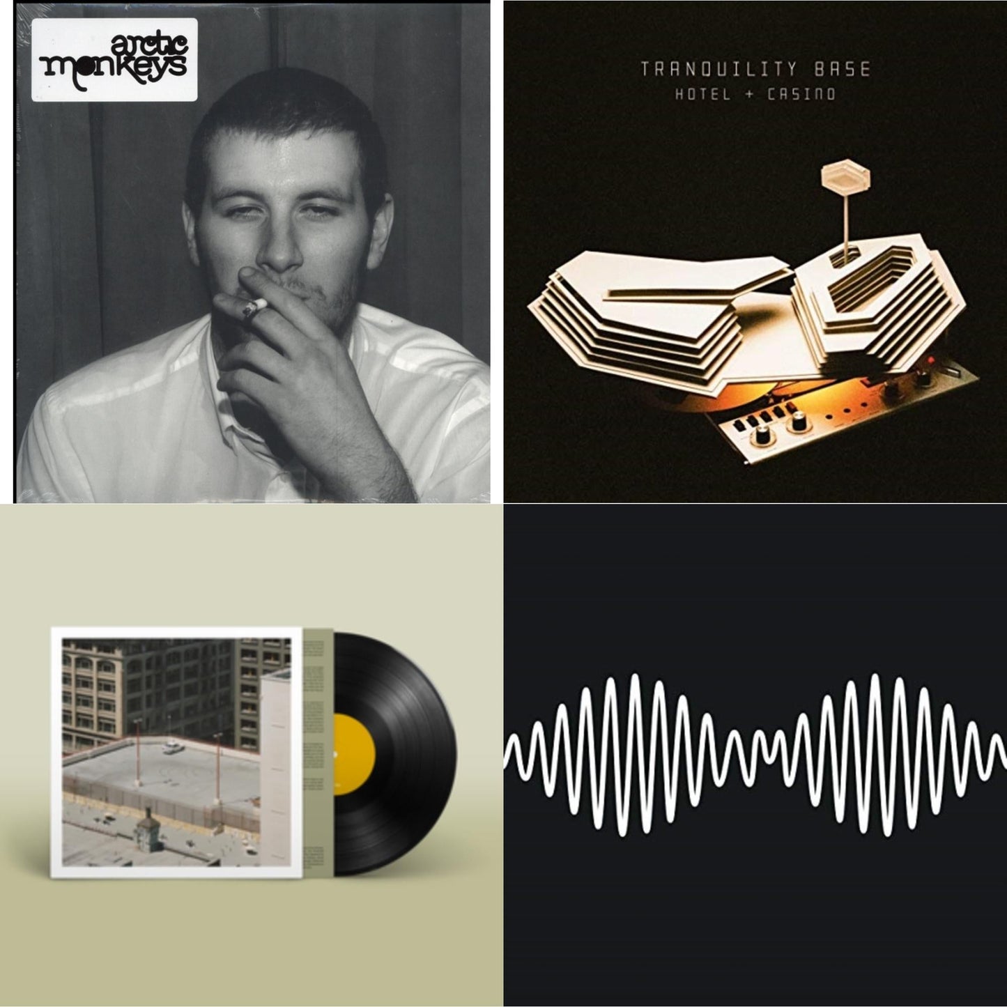 Arctic Monkeys - Whatever People Say I Am That's What I Am Not & Am (Dl Card) & Tranquility Base Hotel & Casino (Dl Card) & The Car - LP Vinyl Bundle