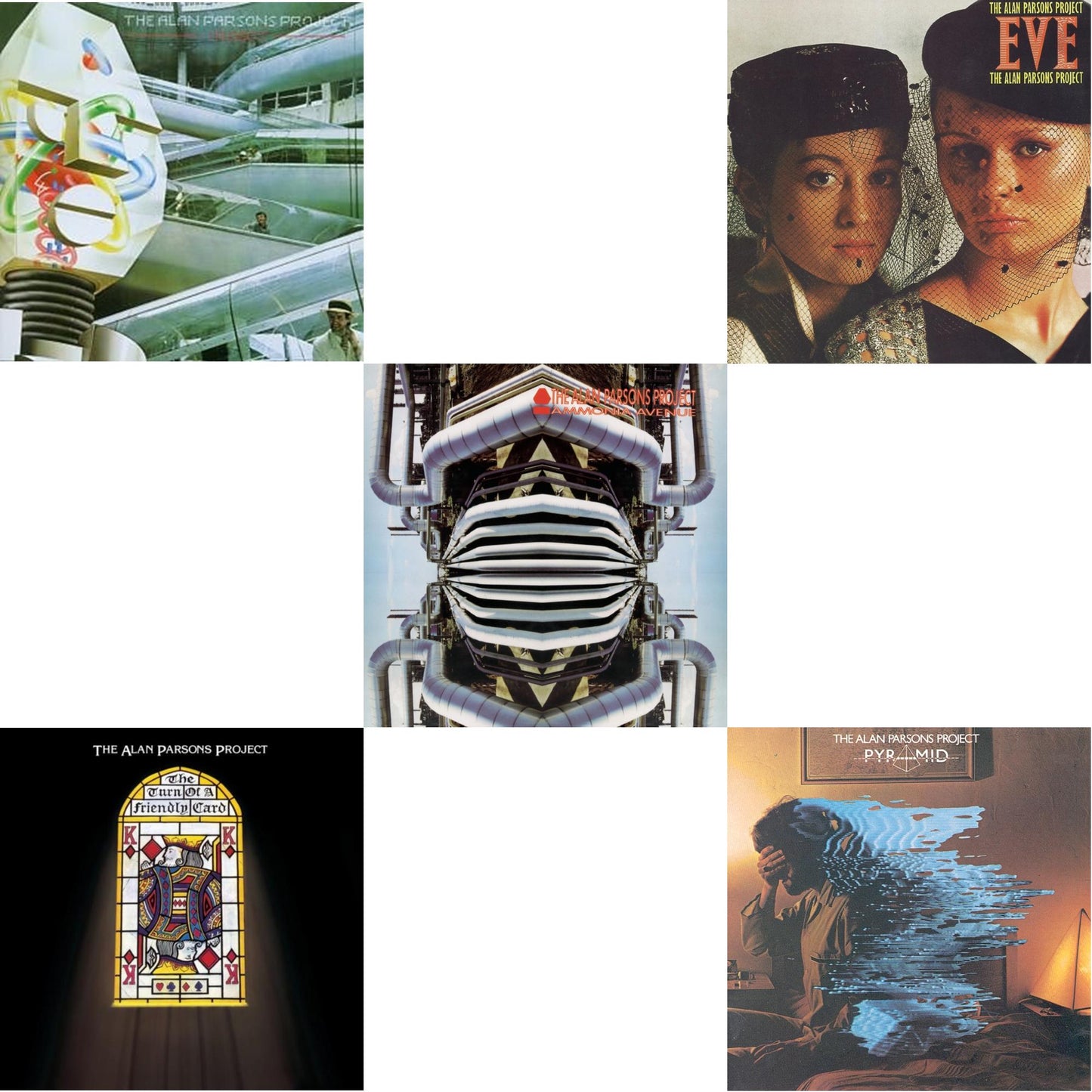 Alan Project Parsons - I Robot (Anniversary Edition) & Turn Of A Friendly Card & Ammonia Avenue & Eve & Pyramid - CD Bundle