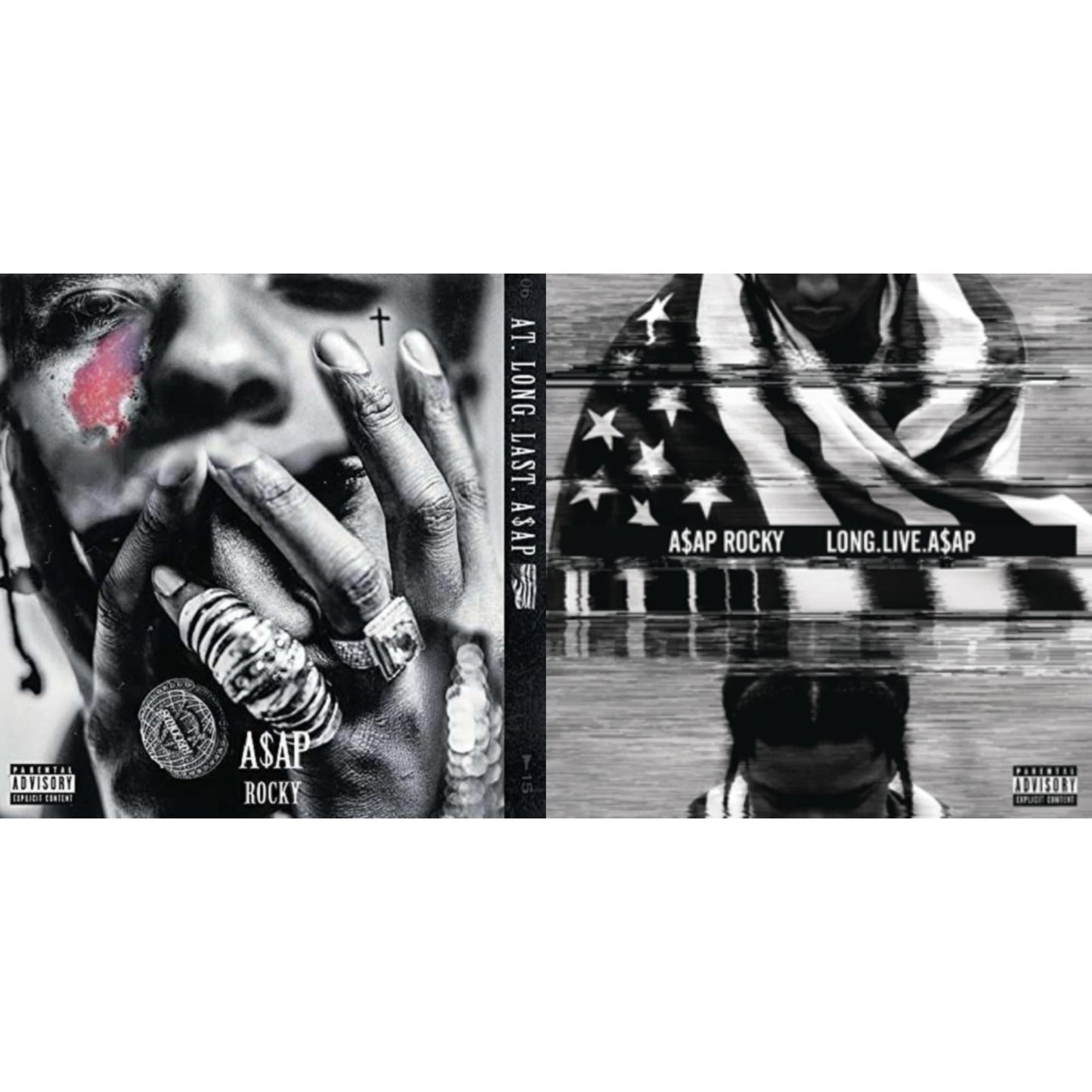 Asap Rocky - Long.Live.Asap (X) (2LP/Yellow/Orange Vinyl/Deluxe Edition) & At Long Last Asap (Pa/2LP/150G/Dl Card)