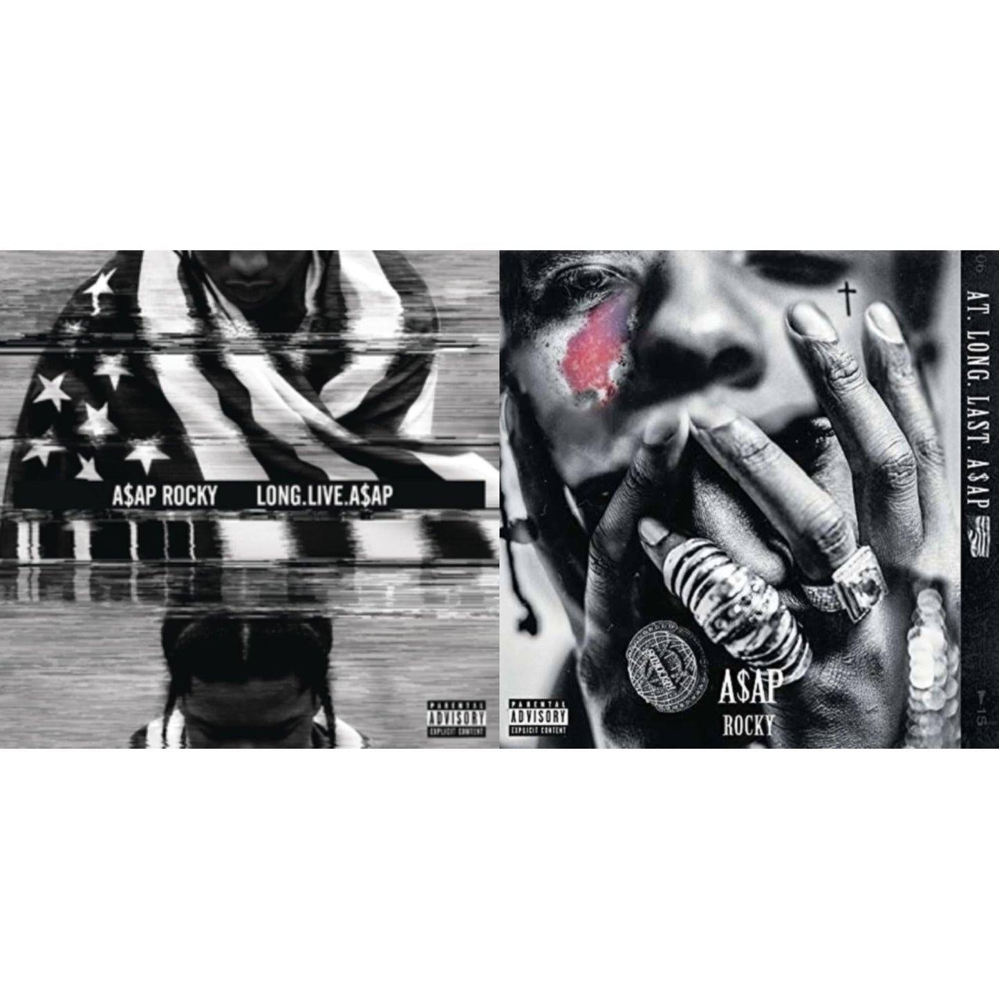 Asap Rocky - Long.Live.Asap (X) (2LP/Yellow/Orange Vinyl/Deluxe Edition) & At Long Last Asap (Pa/2LP/150G/Dl Card)