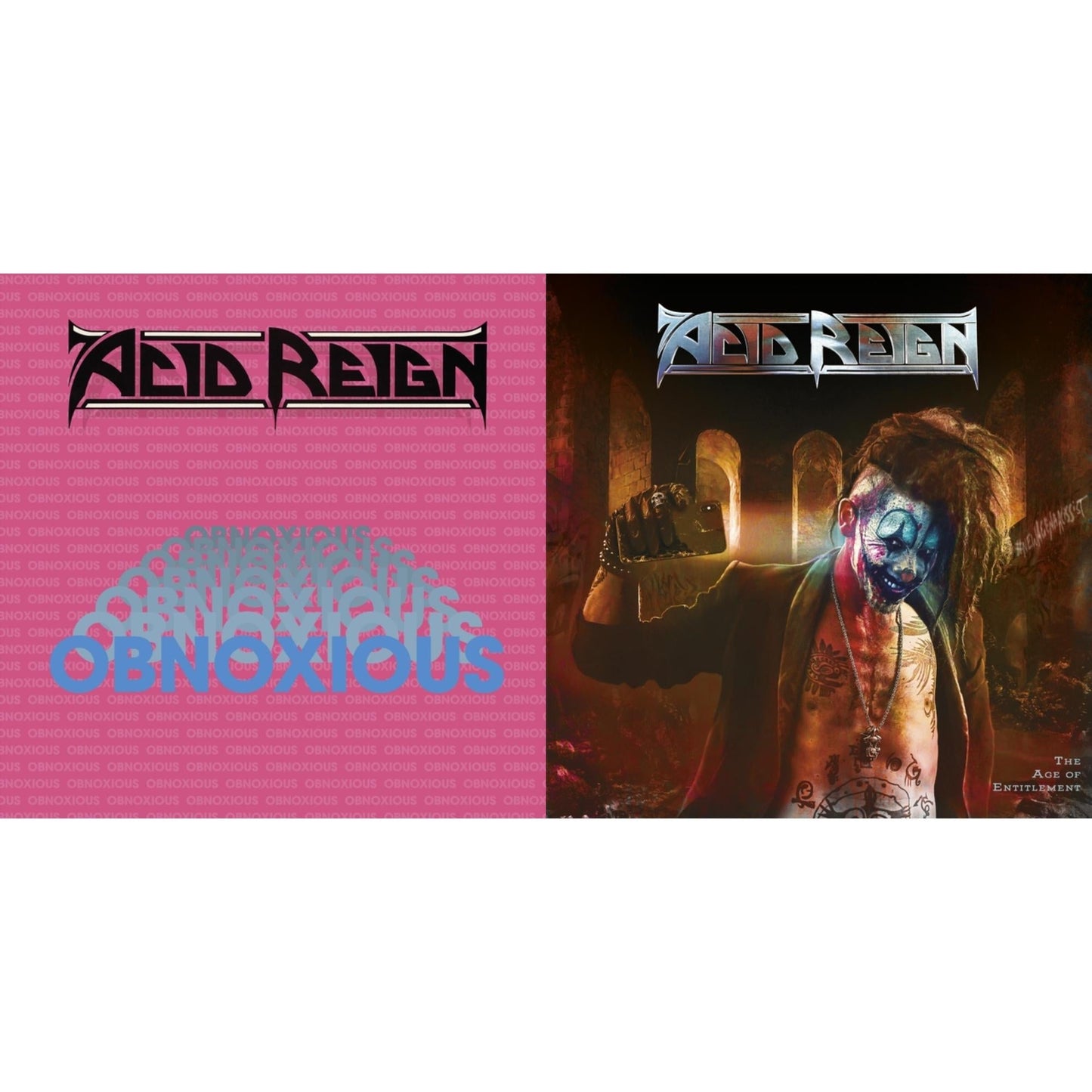 Acid Reign - Age Of Entitlement & Obnoxious - LP Vinyl Bundle