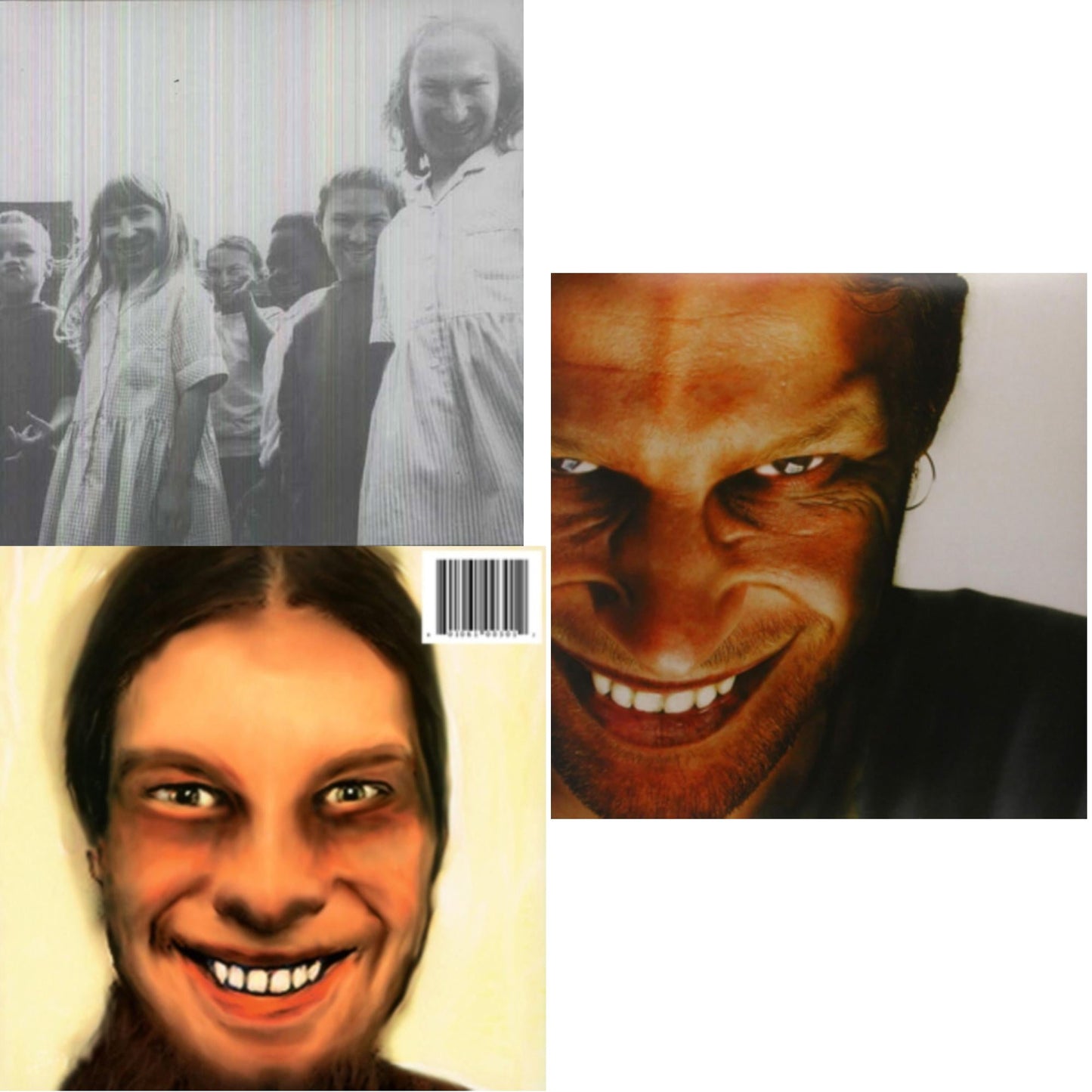 Aphex Twin - I Care Because You Do & Richard D. James Album & Come To Daddy - LP Vinyl Bundle