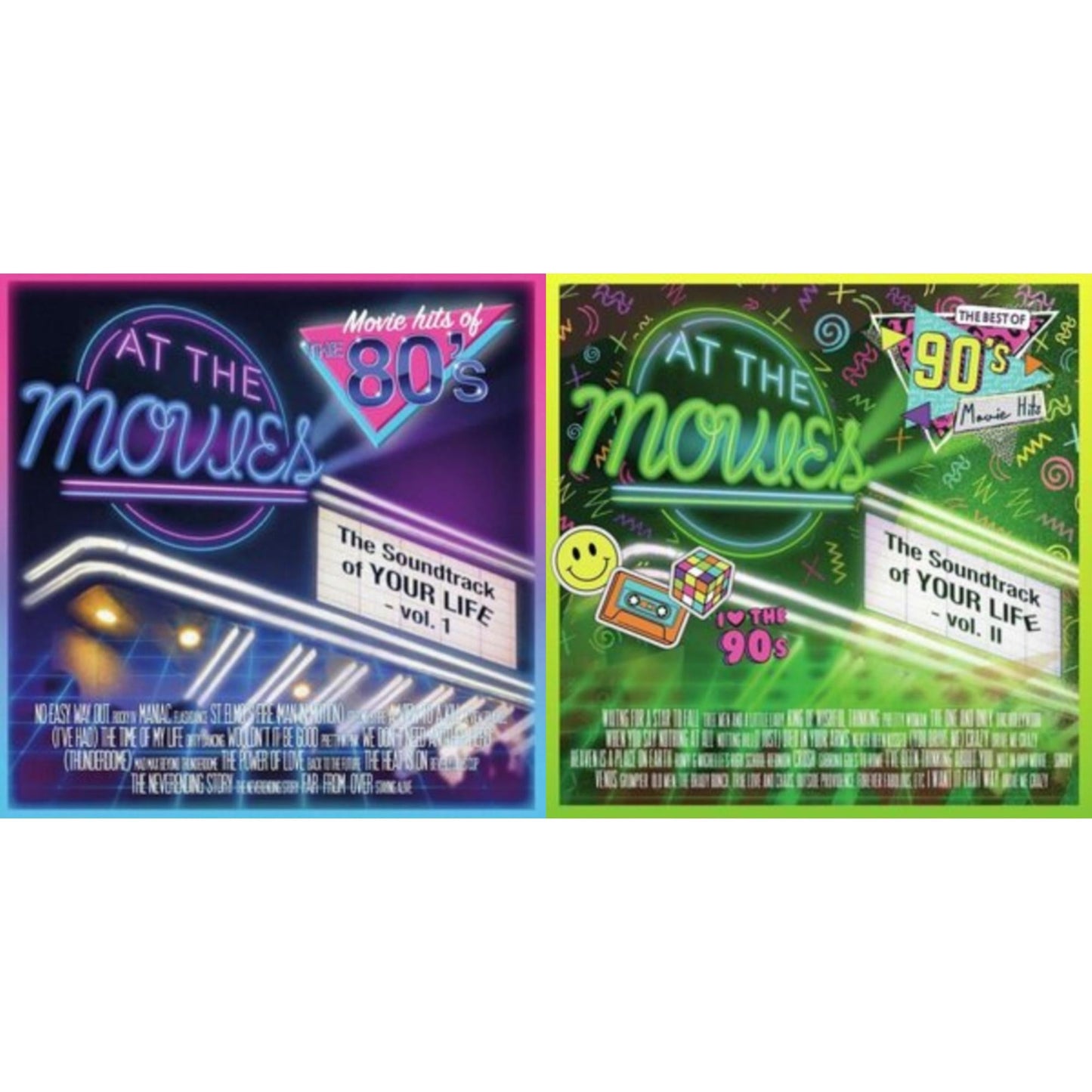 At The Movies - Soundtrack Of Your Life - Vol. 1 & Soundtrack Of Your Life - Vol. 2 - LP Vinyl Bundle