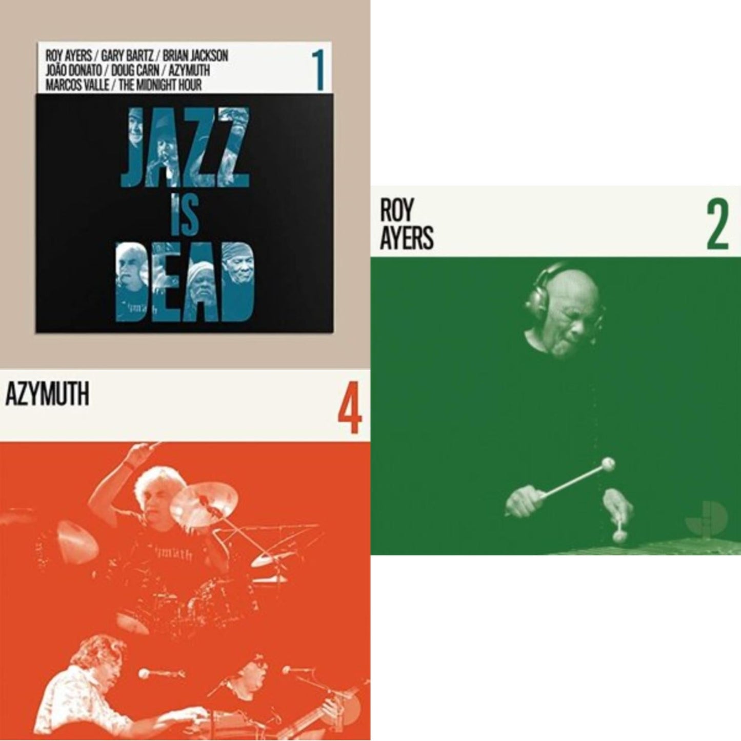 Adrian & Ali Shaheed Muhammad Younge - Jazz Is Dead & Roy Ayers & Azymuth (2LP)