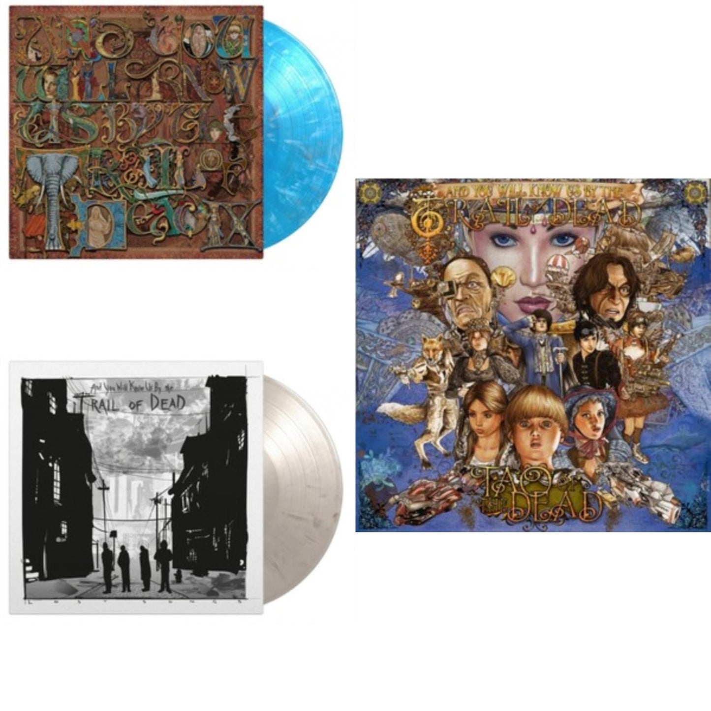 And You Will Know Us By The Trail Of The Dead - Tao Of The Dead (Gold Vinyl/2LP) & Lost Songs (2LP/180G/Black & White Marbled Vinyl) & Ix (180G/Blue Marbled LP Vinyl)