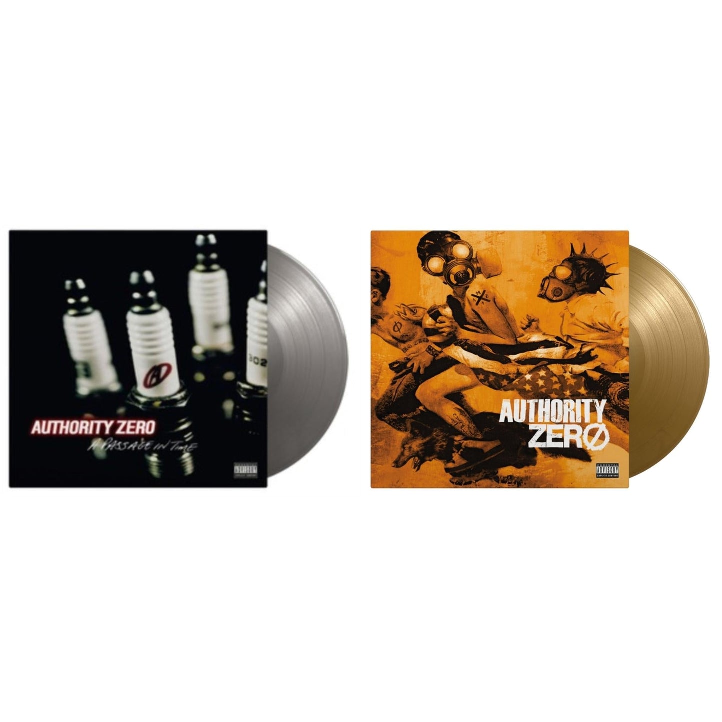 Authority Zero - Andiamo (Gold LP Vinyl/180G) & Passage In Time (Edited) (Limited/Silver LP Vinyl/180G)
