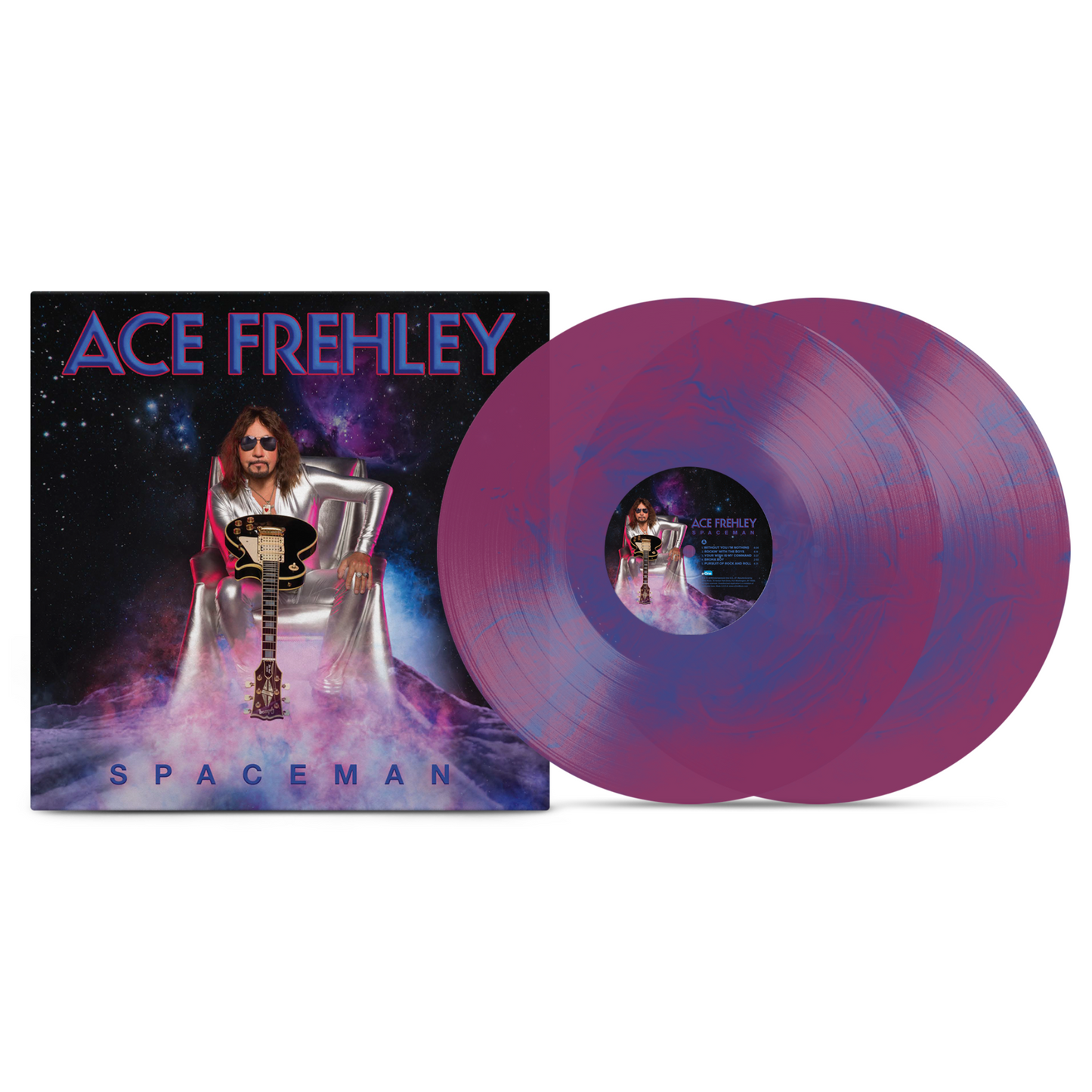 Ace Frehley - Spaceman Purple Galaxy Vinyl Record