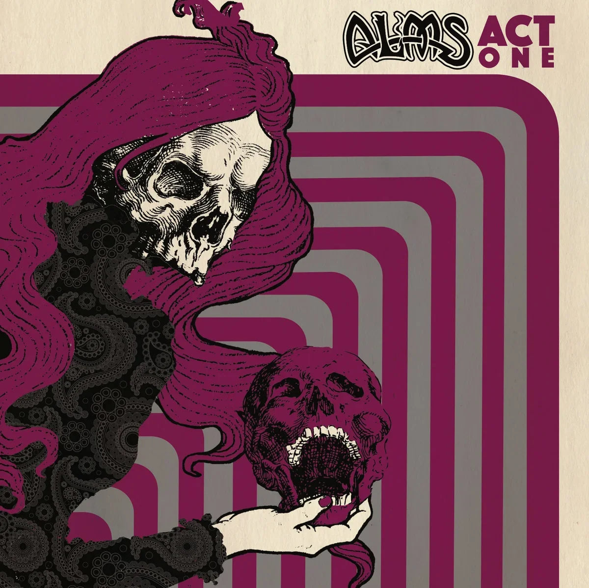 Alms - Act One - Clear & Black Splatter Vinyl Vinyl Record