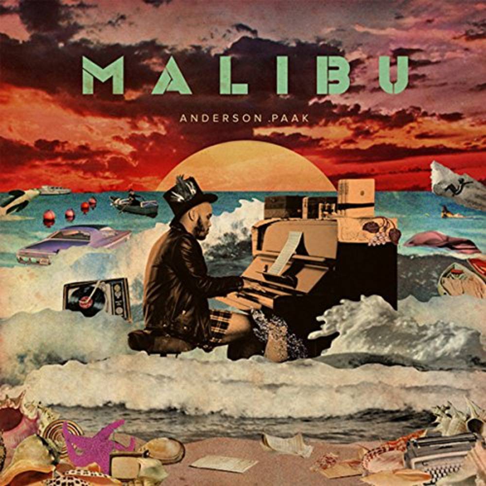 Anderson Paak - Malibu (Orange and White Vinyl) Vinyl Record
