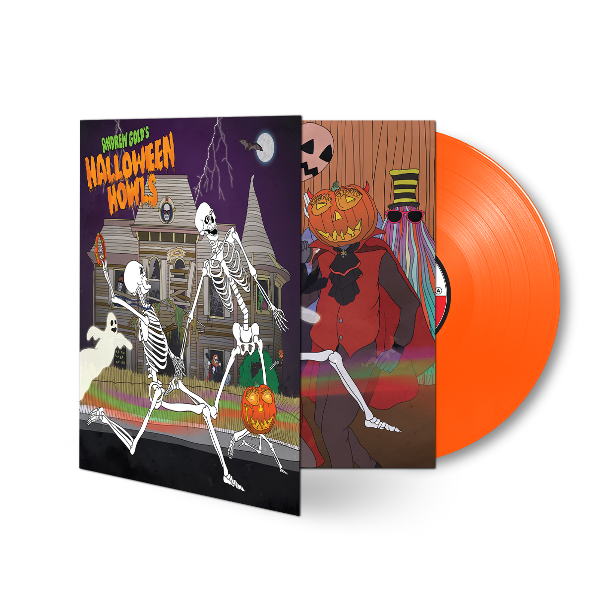 Halloween Howls: Fun & Scary Music (Limited Edition, Colored Vinyl, Orange) Vinyl Record