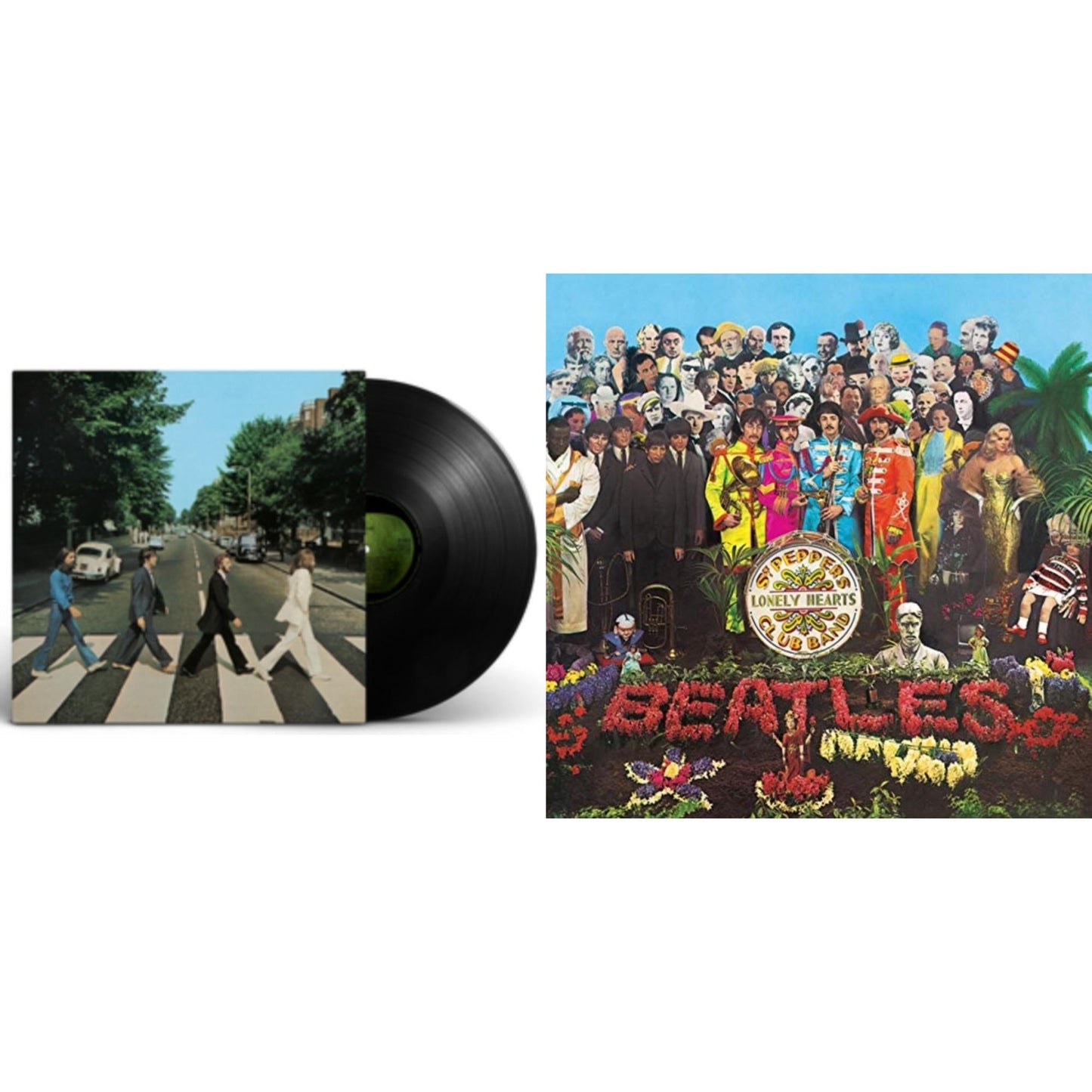 Beatles - Sgt. Pepper's Lonely Hearts Club Band (2017 Stereo Mix/180G/Original Stencils) & Abbey Road Anniversary - LP Vinyl Bundle