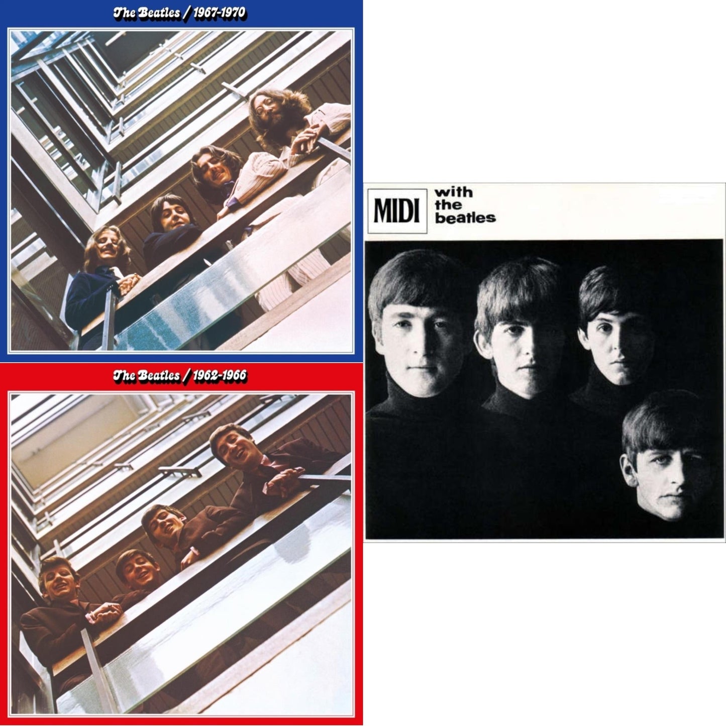 Beatles - With The Beatles & Beatles 1962-1966 (2023 Edition) (Half-Speed) (3LP) & Beatles 1967-1970 (2023 Edition) (Half-Speed) (3LP)