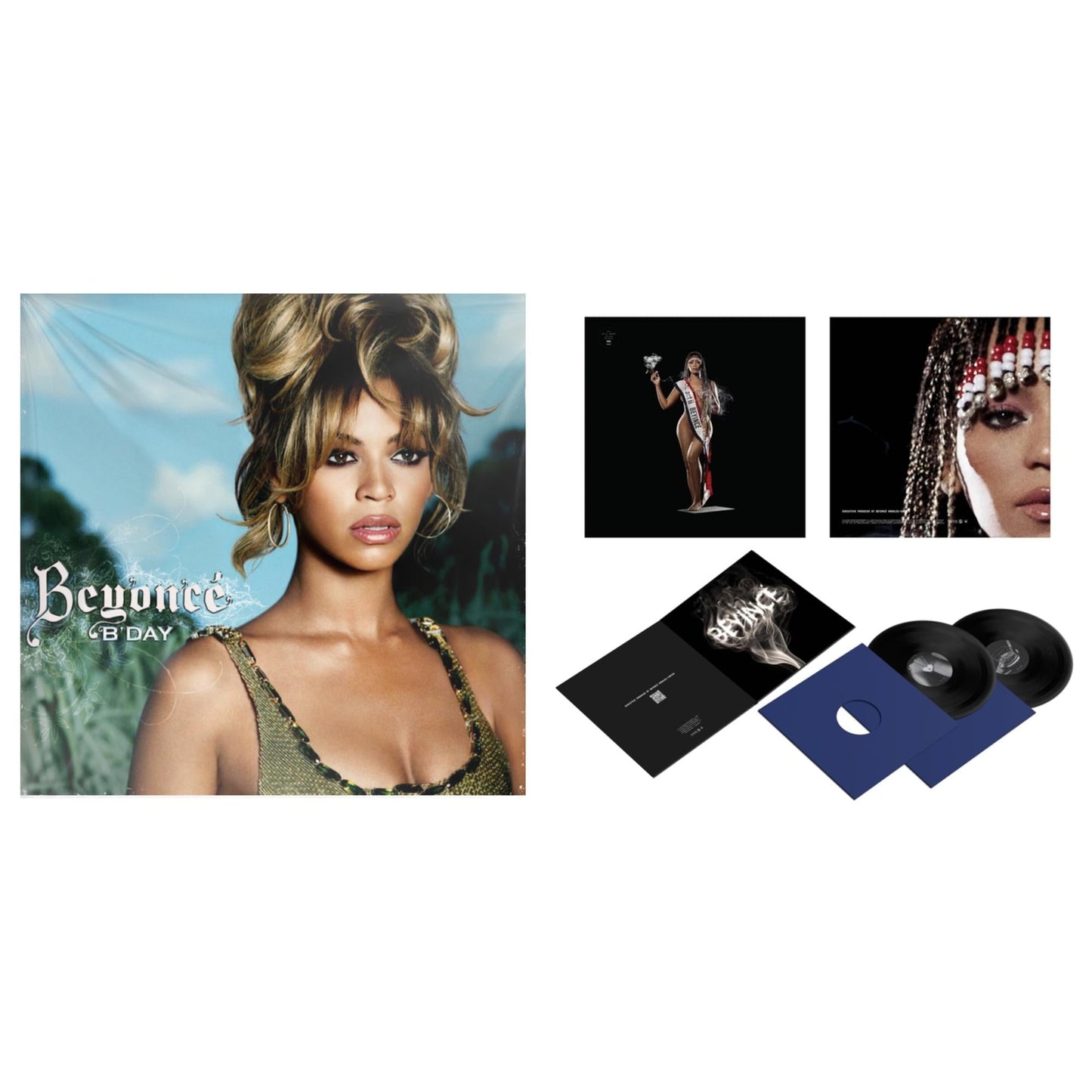 Beyonce - B'day (2LP/180G) & Cowboy Carter (X) (2LP/180G/Bead Face)