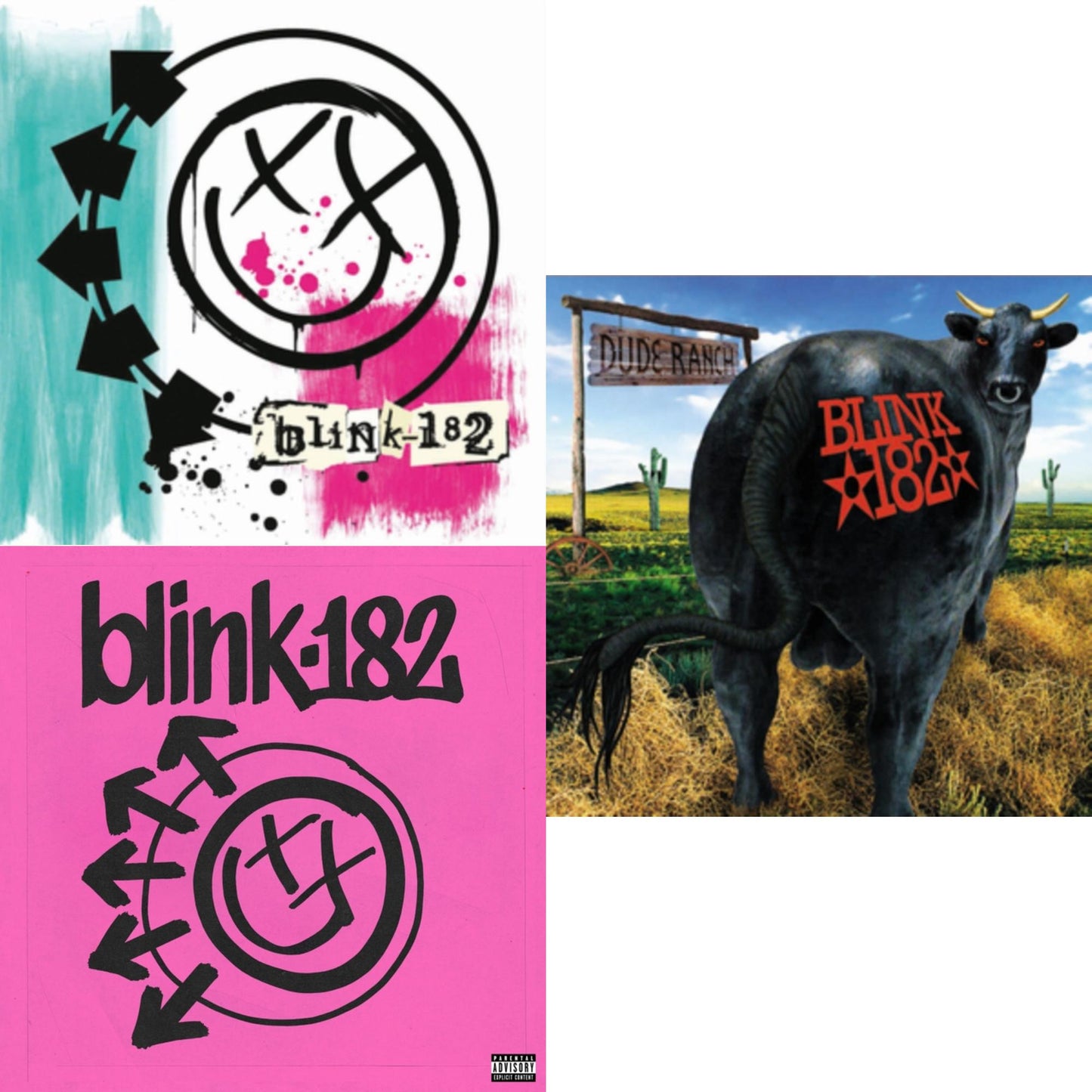 Blink-182 - One More Time… (X) & Dude Ranch & Blink-182 - LP Vinyl Bundle