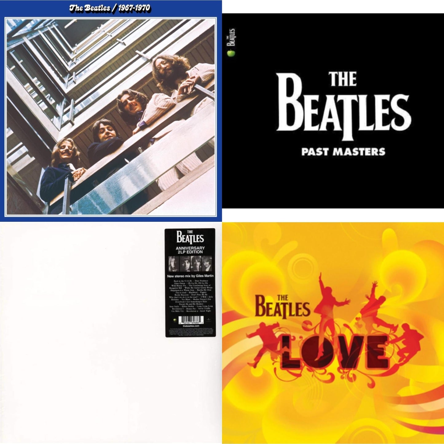 Beatles - Past Masters 1 & 2 & Beatles 1967-1970 (2023 Edition) (Half-Speed) (3LP) & Love & Beatles (The White Album) (2LP)