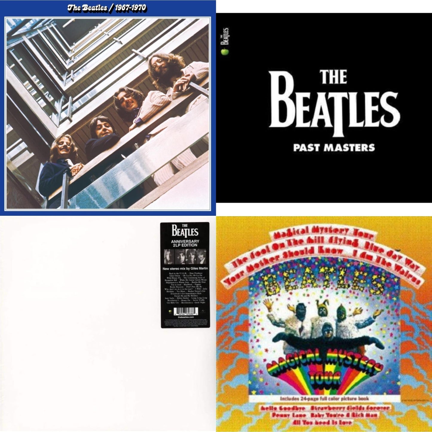 Beatles - Magical Mystery Tour & Past Masters 1 & 2 & Beatles 1967-1970 (2023 Edition) (Half-Speed) (3LP) & Beatles (The White Album) (2LP)